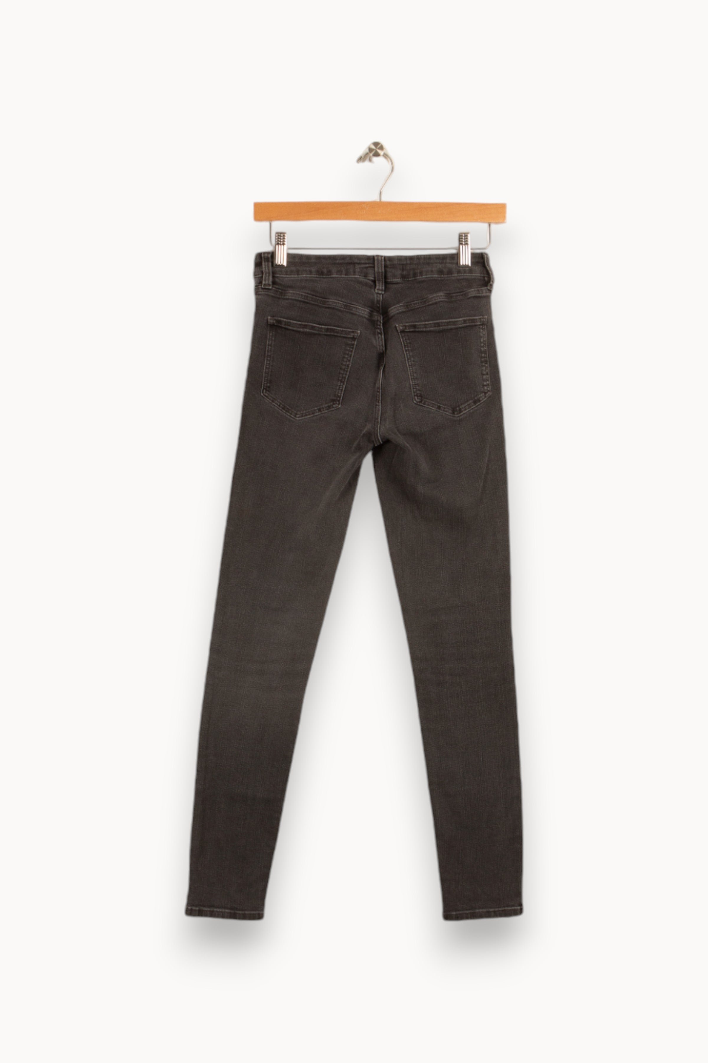 Cropped slim jeans with studs COMPTOIR DES COTONNIERS - Seconde main Grey