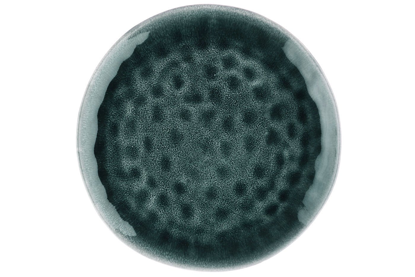 Moon plate ø28.5 cm - 6 pieces - petrol BJORN Blue