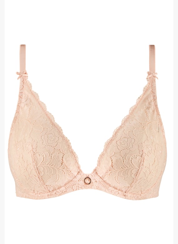 A la Folie kohl black underwired triangle bra | Pink by AUBADE A la Folie kohl black underwired triangle bra Pink