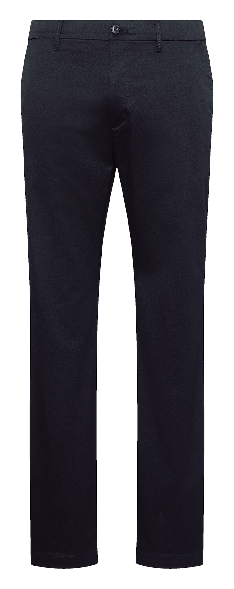 Pantalon droit en coton mélangé CALVIN KLEIN Noir