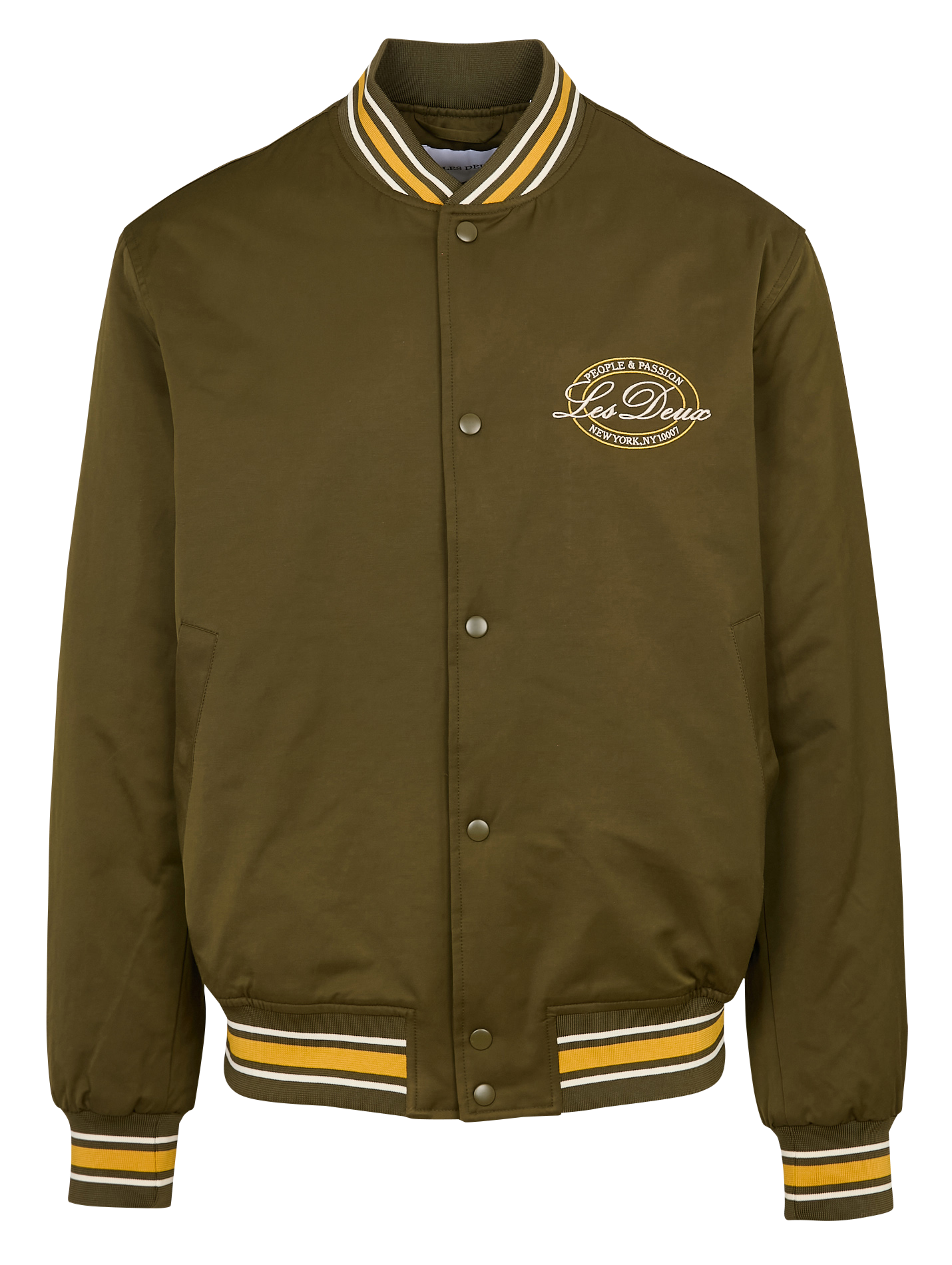 Blouson teddy col rond LES DEUX Kaki