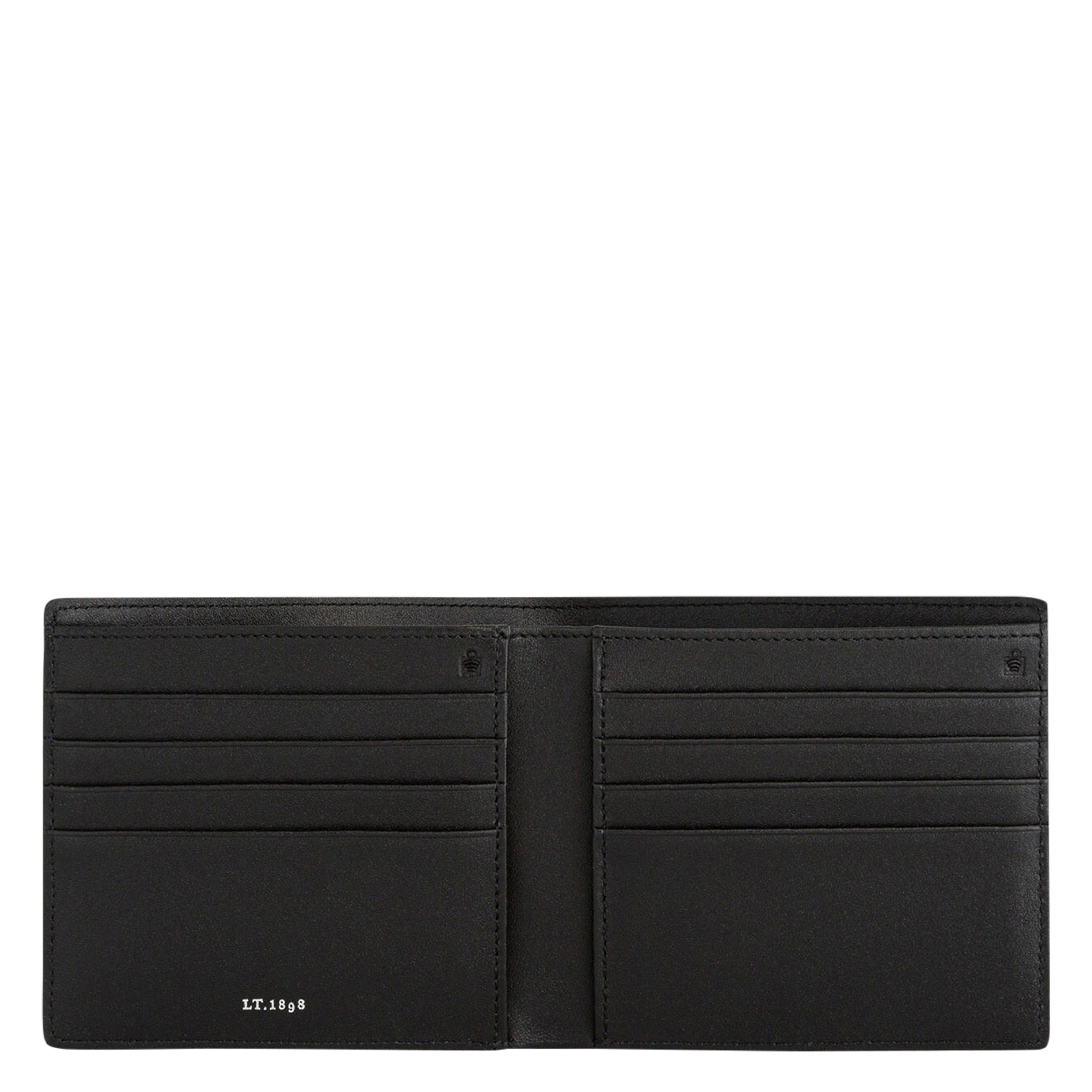 - 100% leer, - 6 kaarthoudersplitten, - 1 centrale zak, - Afmetingen: L10 x H7 cm. LE TANNEUR Zwart