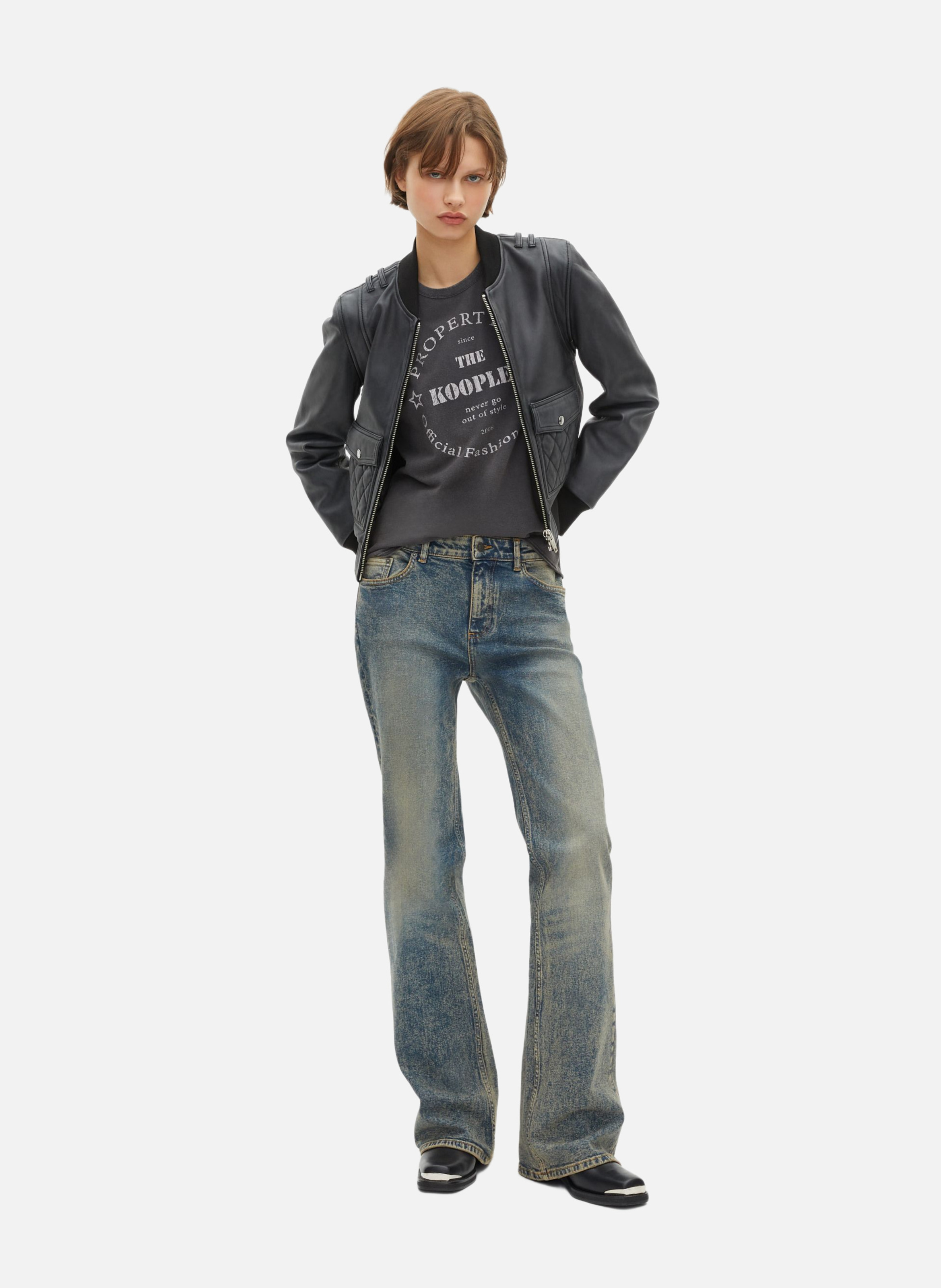 Bead-embroidered dress THE KOOPLES Black