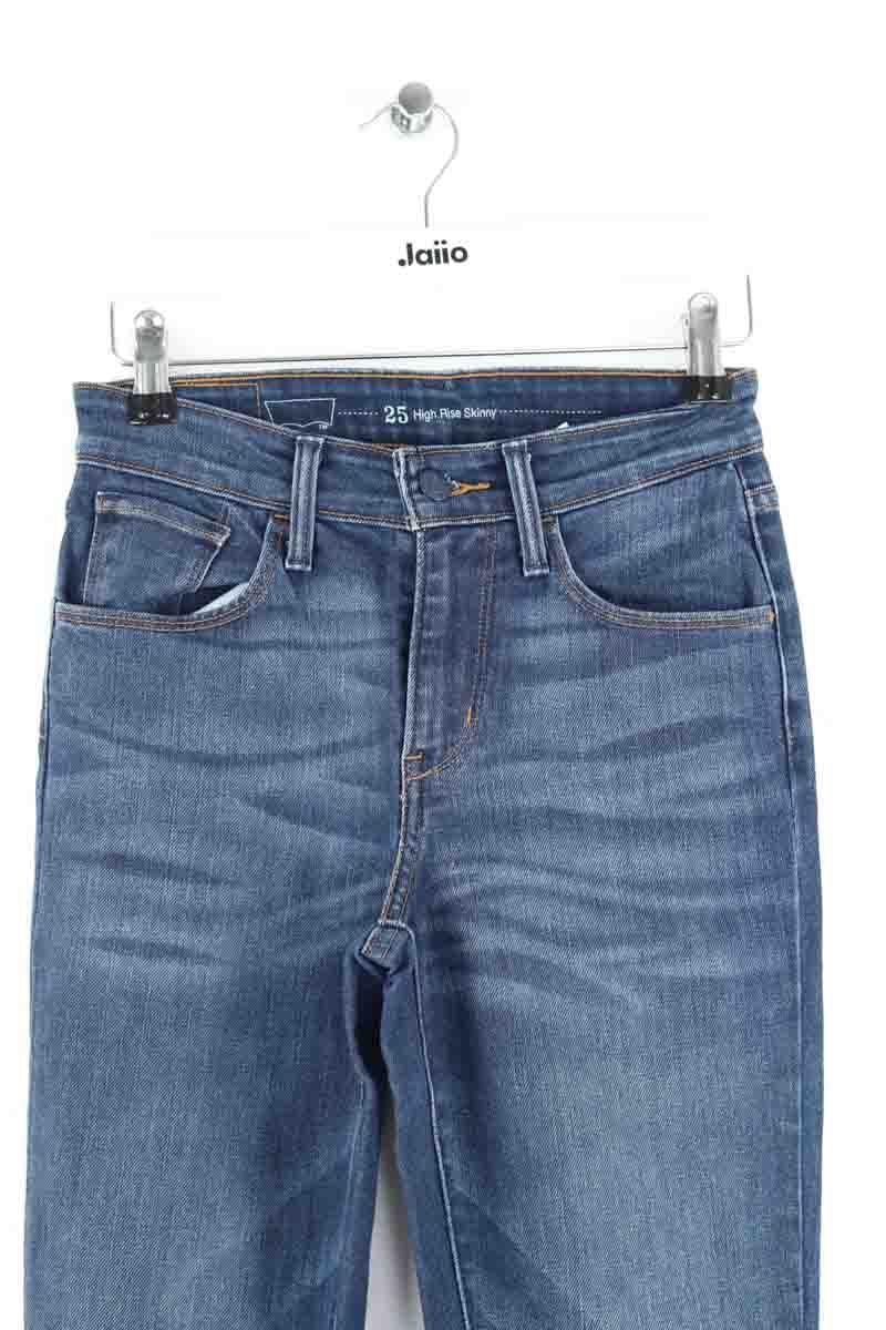 Cotton straight jeans LEVI'S - Seconde main Blue