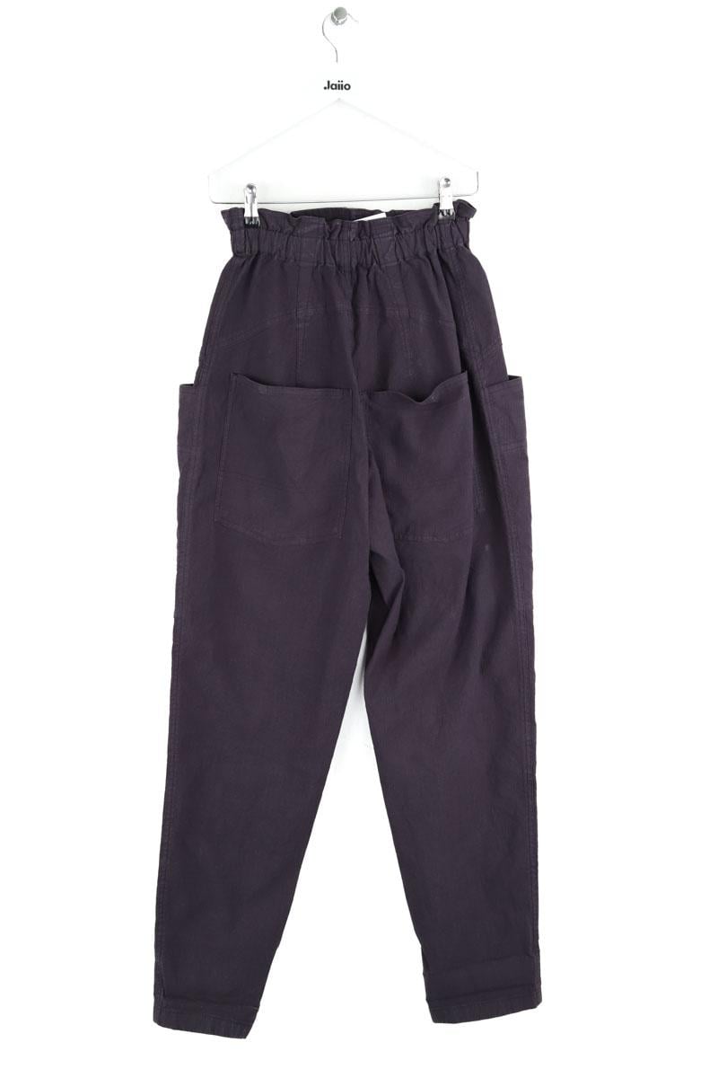 Linen pants ISABEL MARANT - Seconde Main Purple