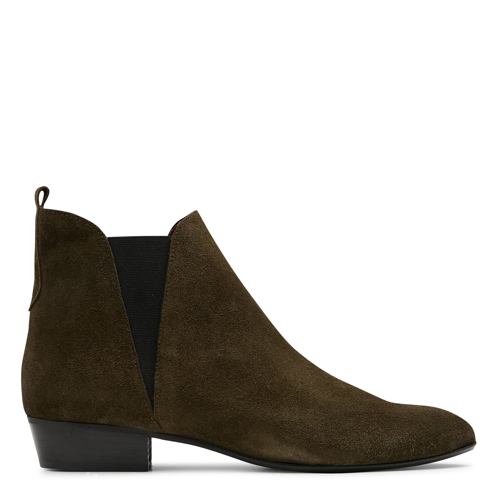 Bottines en cuir velours ANONYMOUS COPENHAGEN Vert