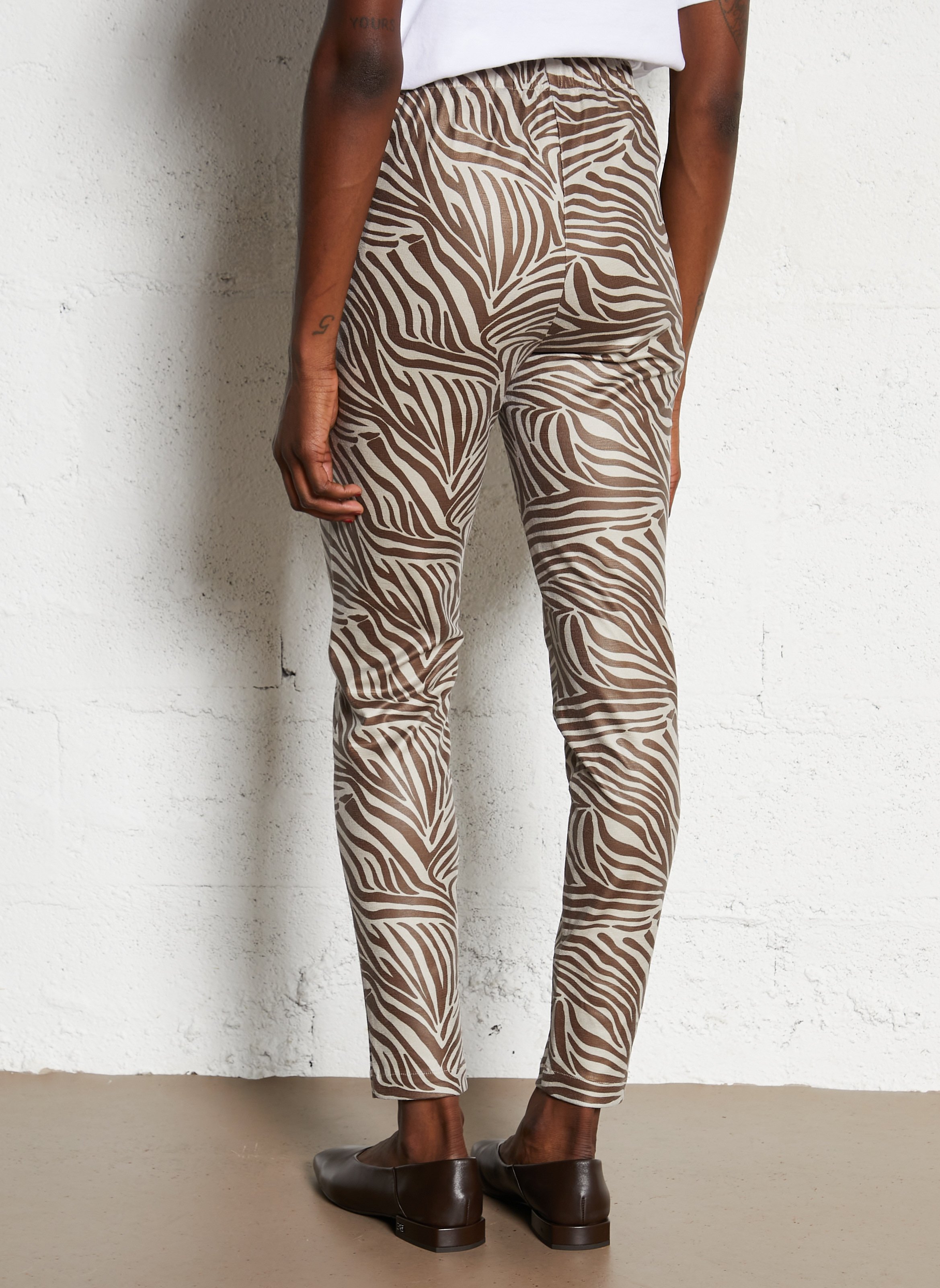 Legging slim imprimé MES DEMOISELLES Noir