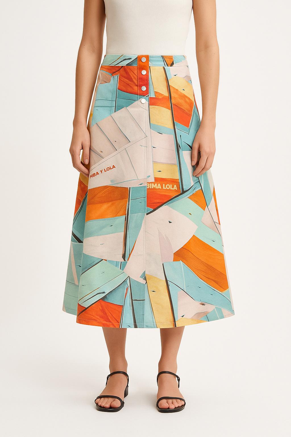 Long skirt BIMBA Y LOLA - Seconde main Multicolored