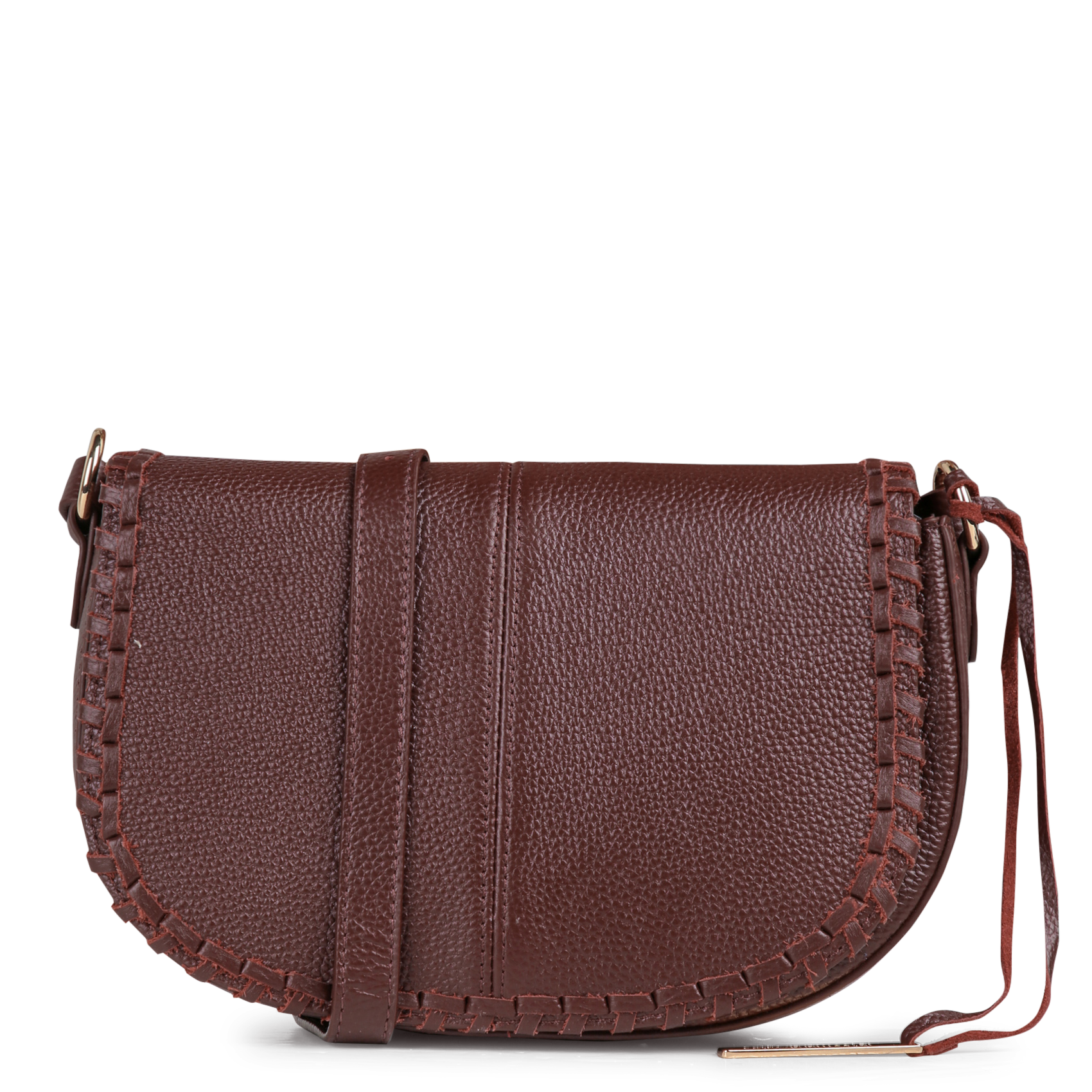 Dori leather shoulder bag LA FEE MARABOUTEE Red
