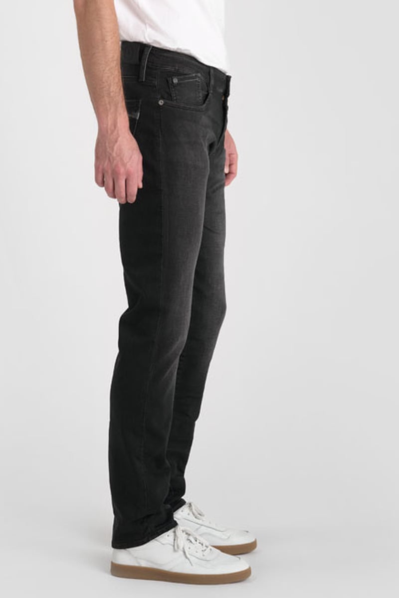 Straight jogger jeans 800/12 regular, length 34 LE TEMPS DES CERISES Black