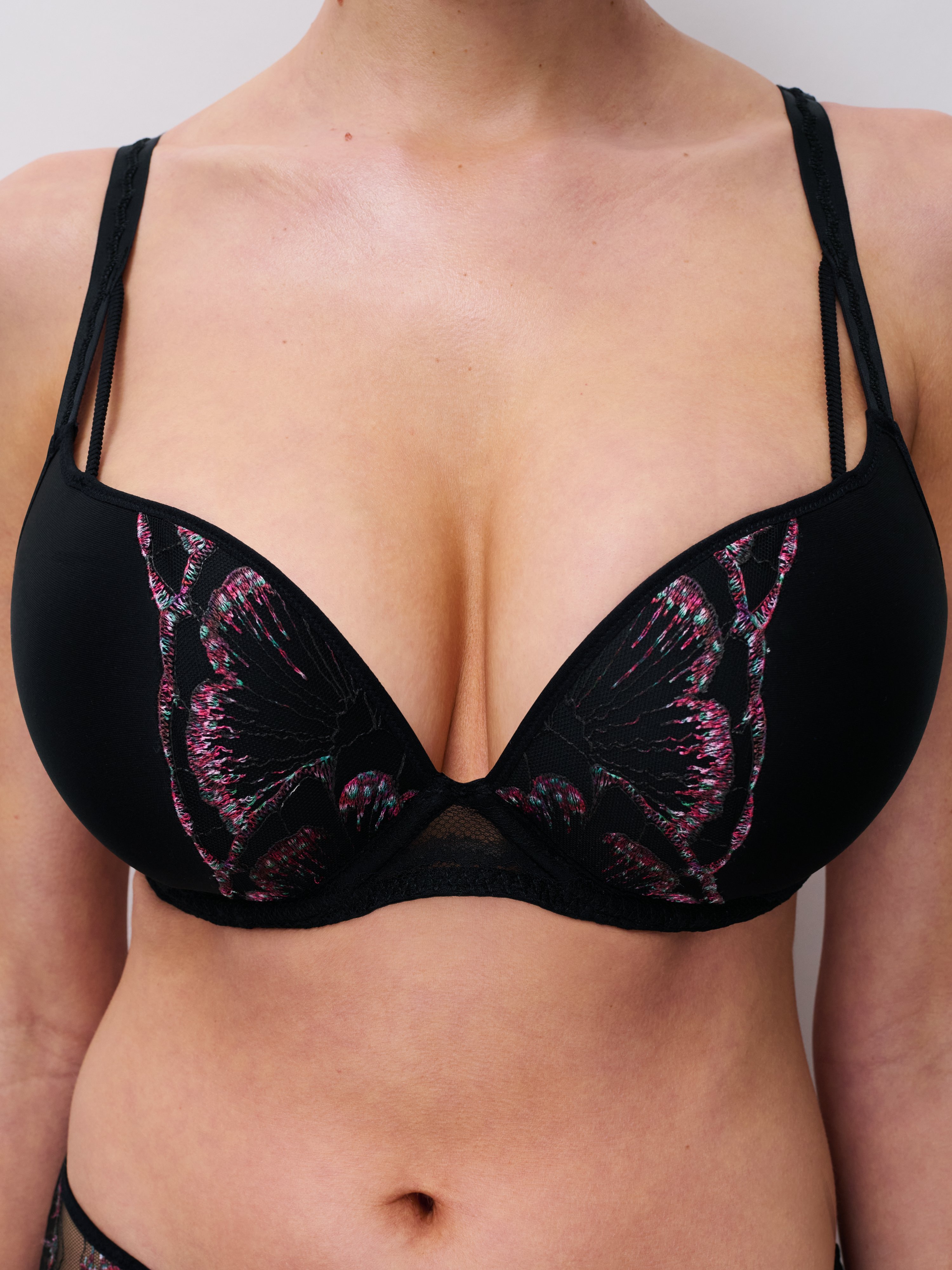 Push-up bra with embroidery CHANTELLE PULP Multicolored