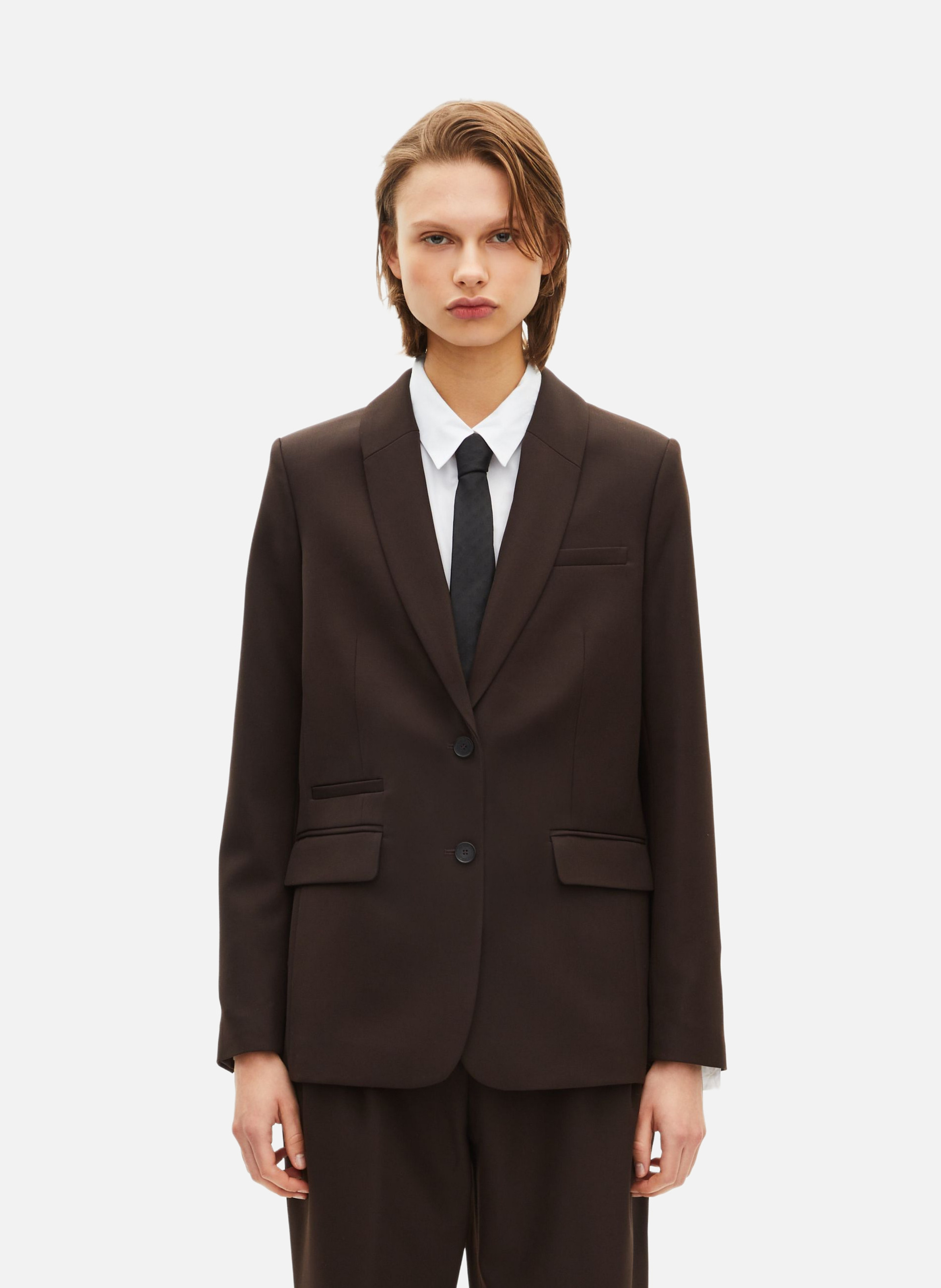 Veste tailleur THE KOOPLES Marron