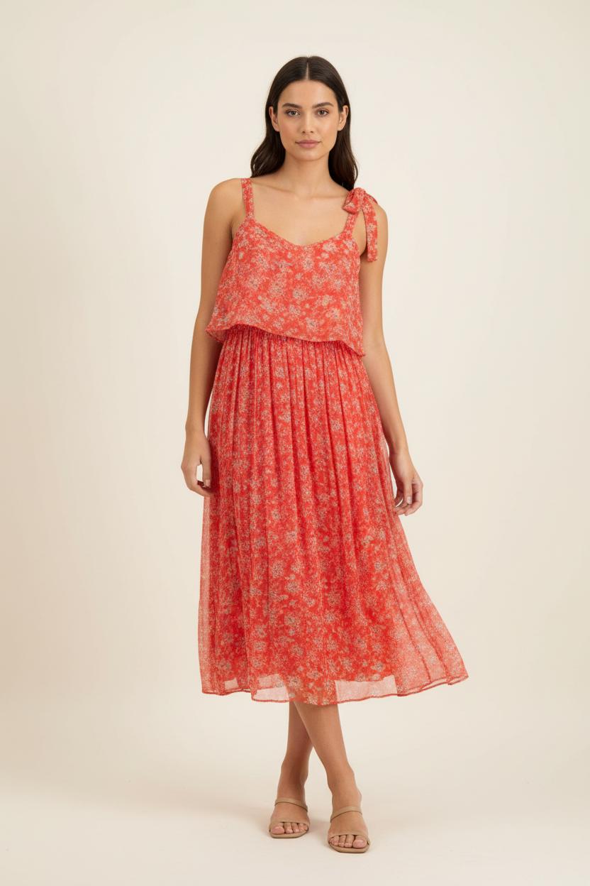 Short &amp; Midi Dress SEZANE - Seconde main Red