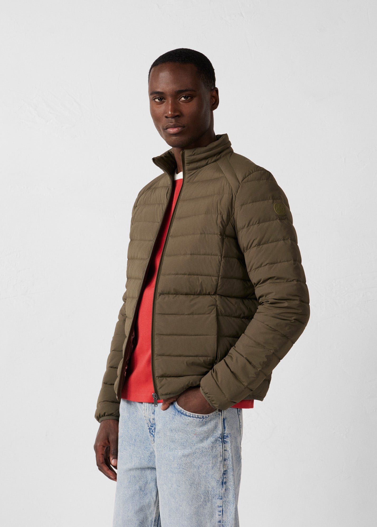 Stretch light down jacket Aragon JOTT Green