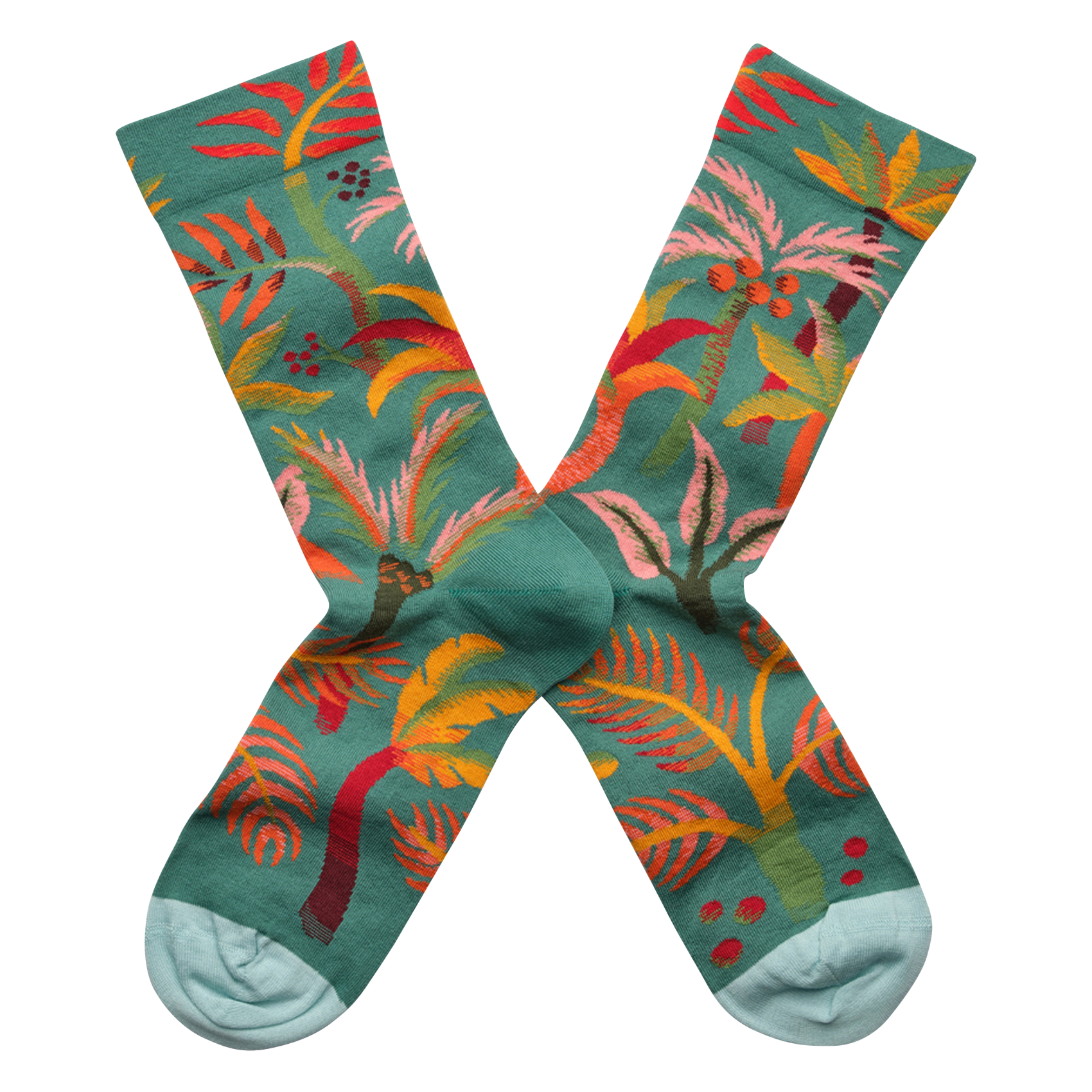 Sokken met tropische print van gemengd katoen BONNE MAISON Veelkleurig