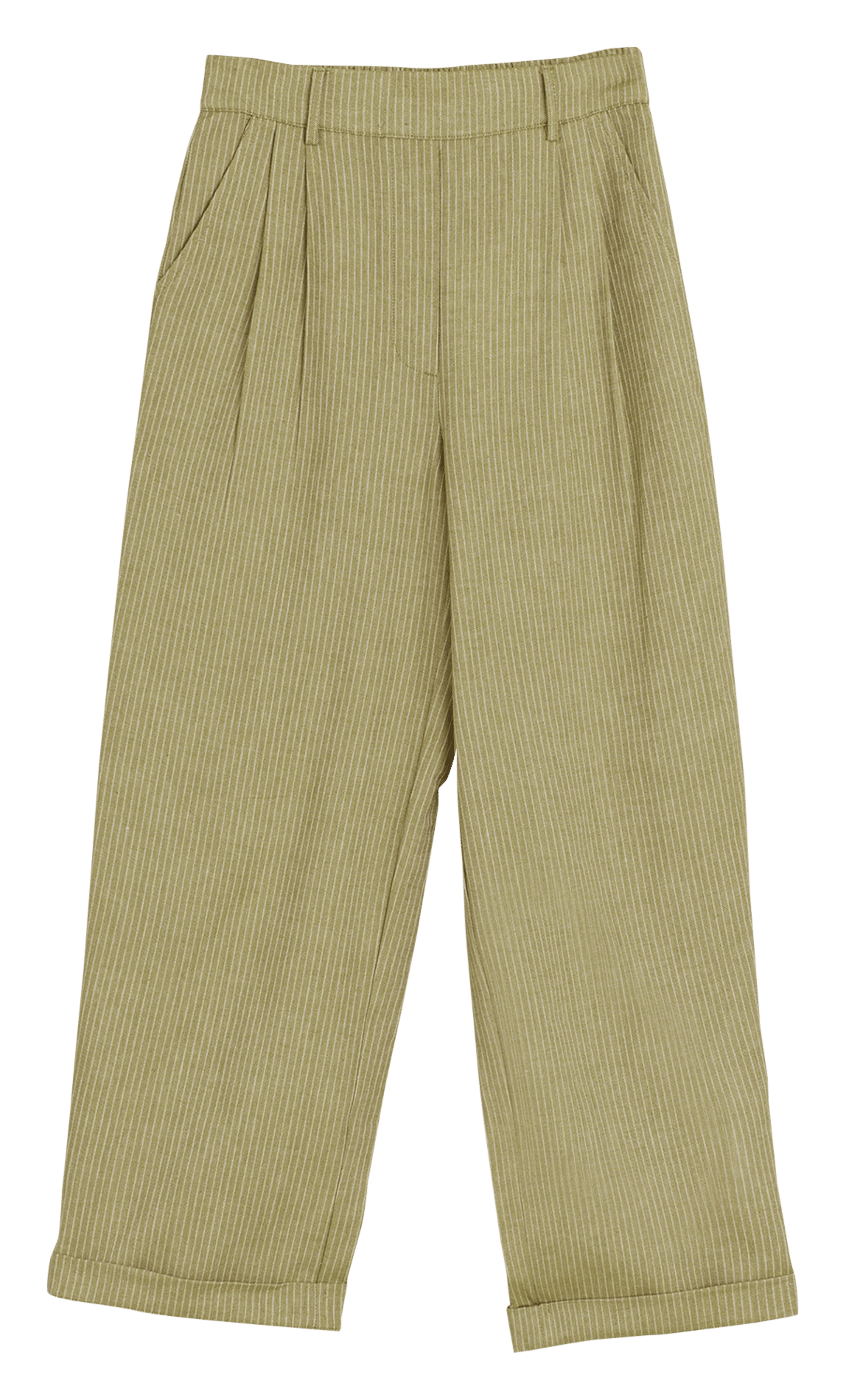Weite Hose aus Bio-Baumwolle INDI & COLD Khaki