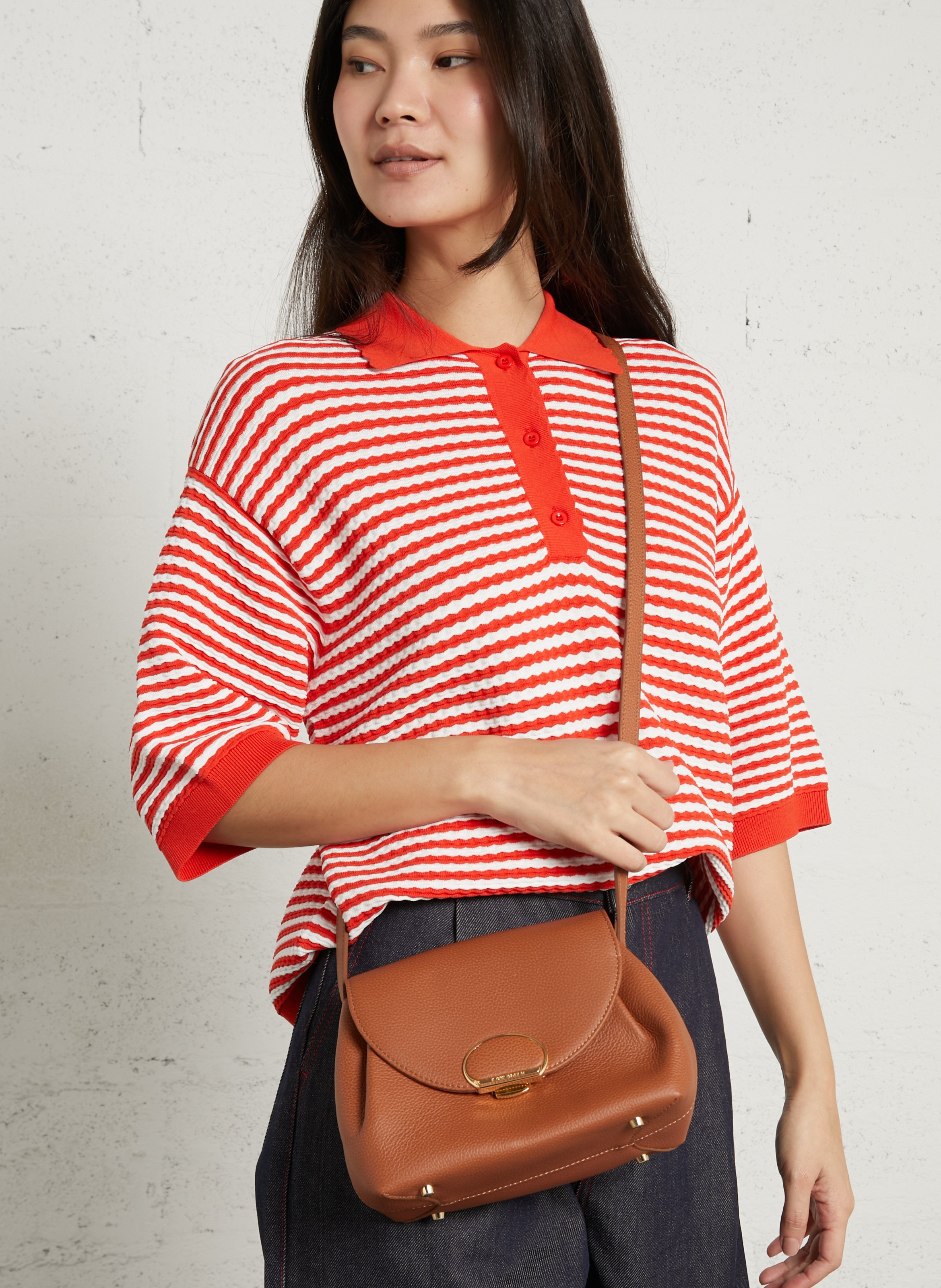 Brieftasche aus Leder LANCASTER PARIS Braun