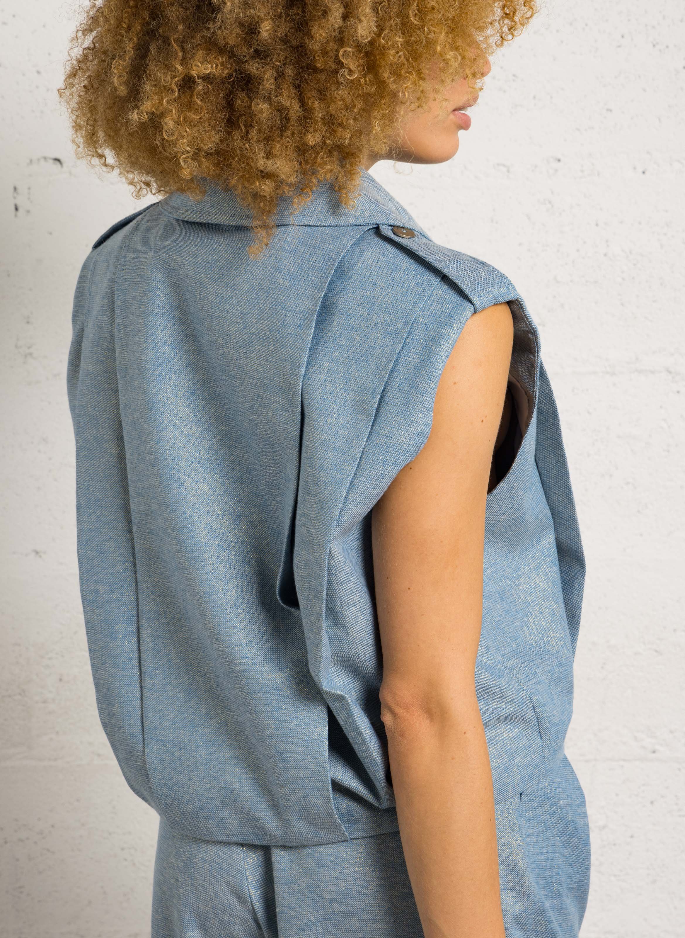 Veste pailletée IMPERIAL Bleu