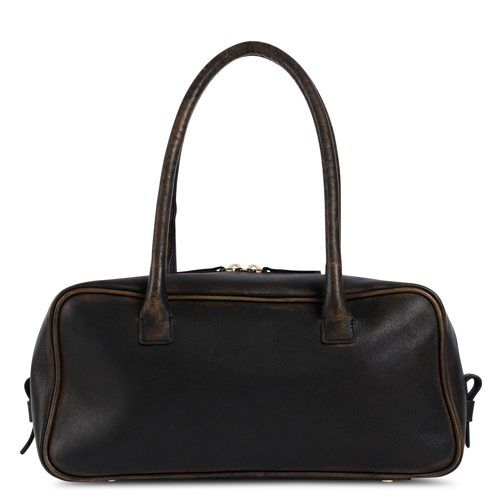 Leder-Handtasche SANDRO Braun