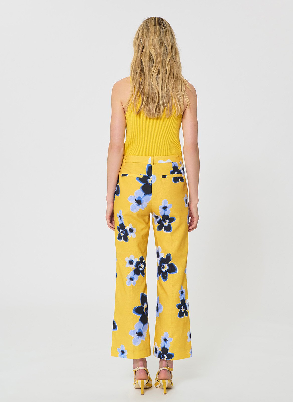 Bundfaltenhose TARA JARMON Gelb