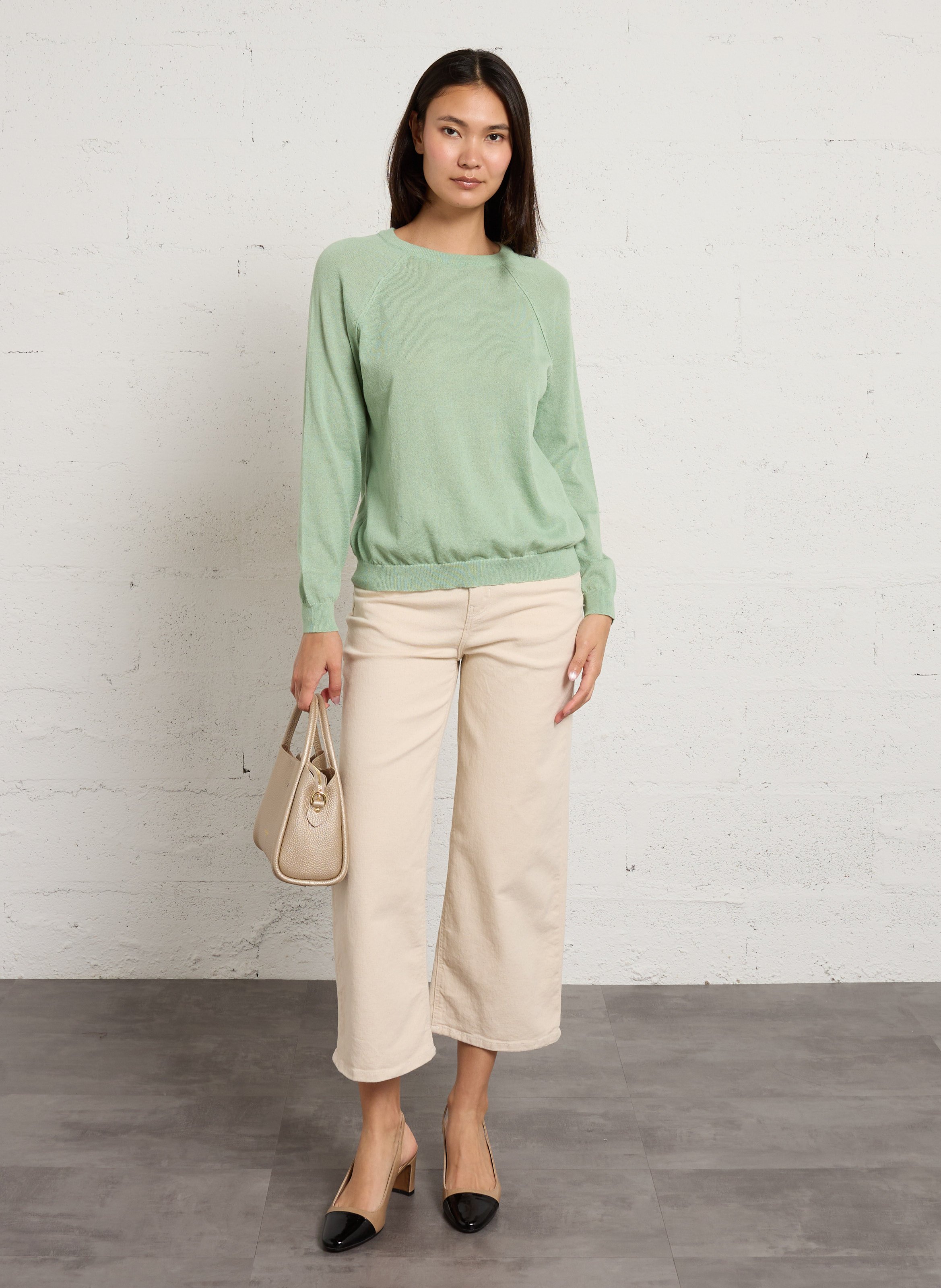 High-neck sweater SUD EXPRESS Green