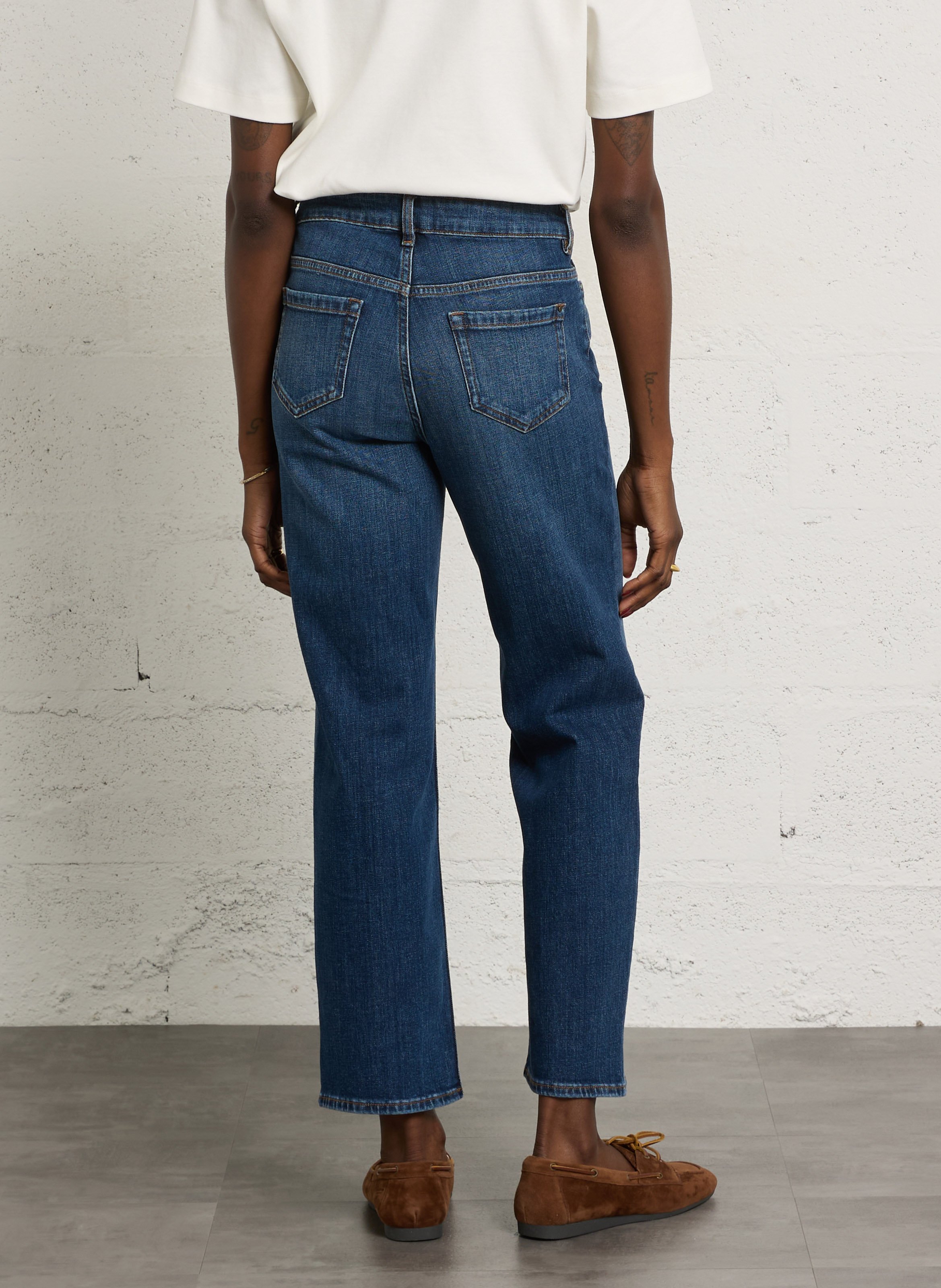 Rechte jeans met lage taille MAISON 123 Blauw