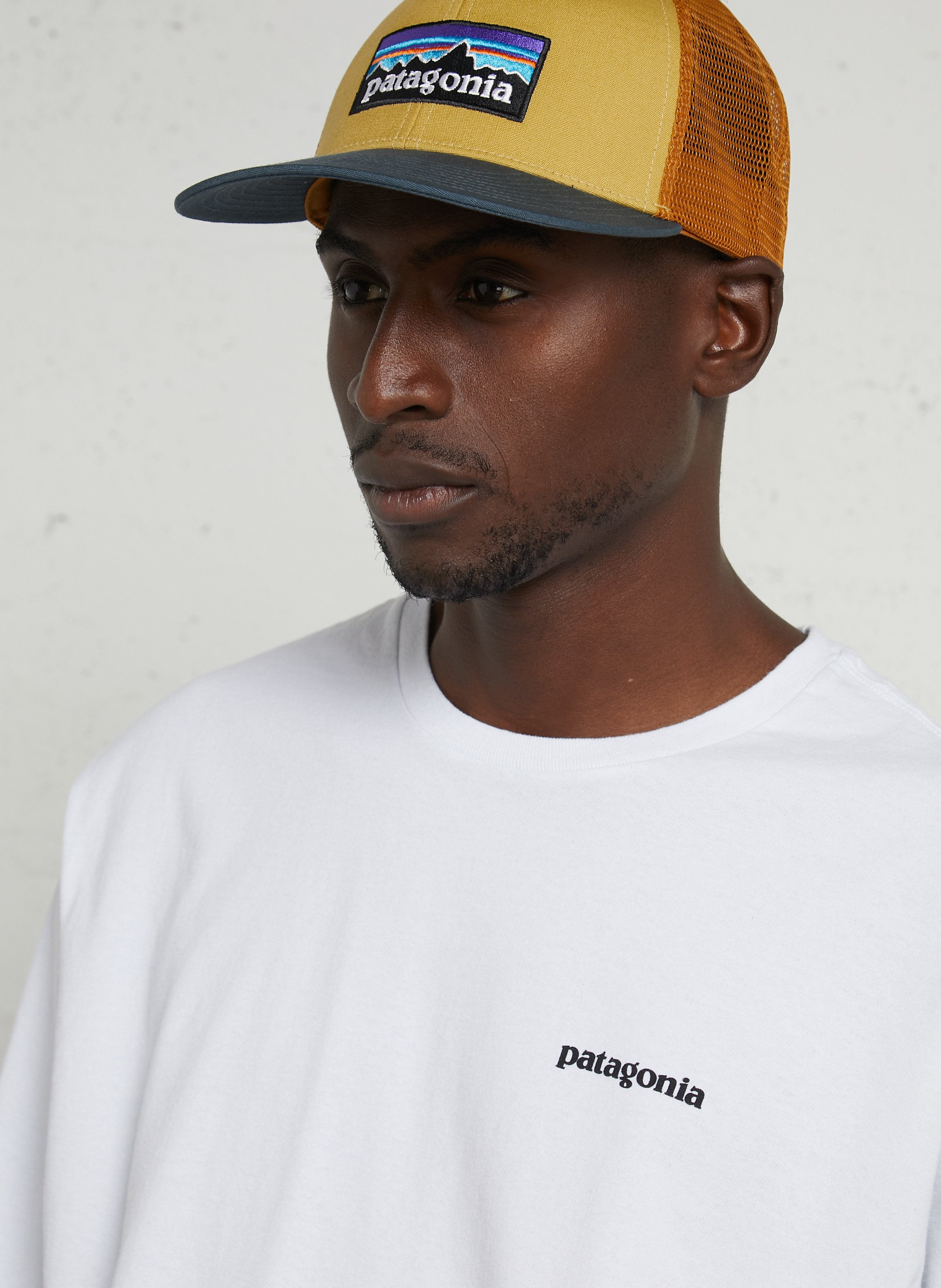 Destination - T-Shirt mit Siebdruck PATAGONIA Weiss