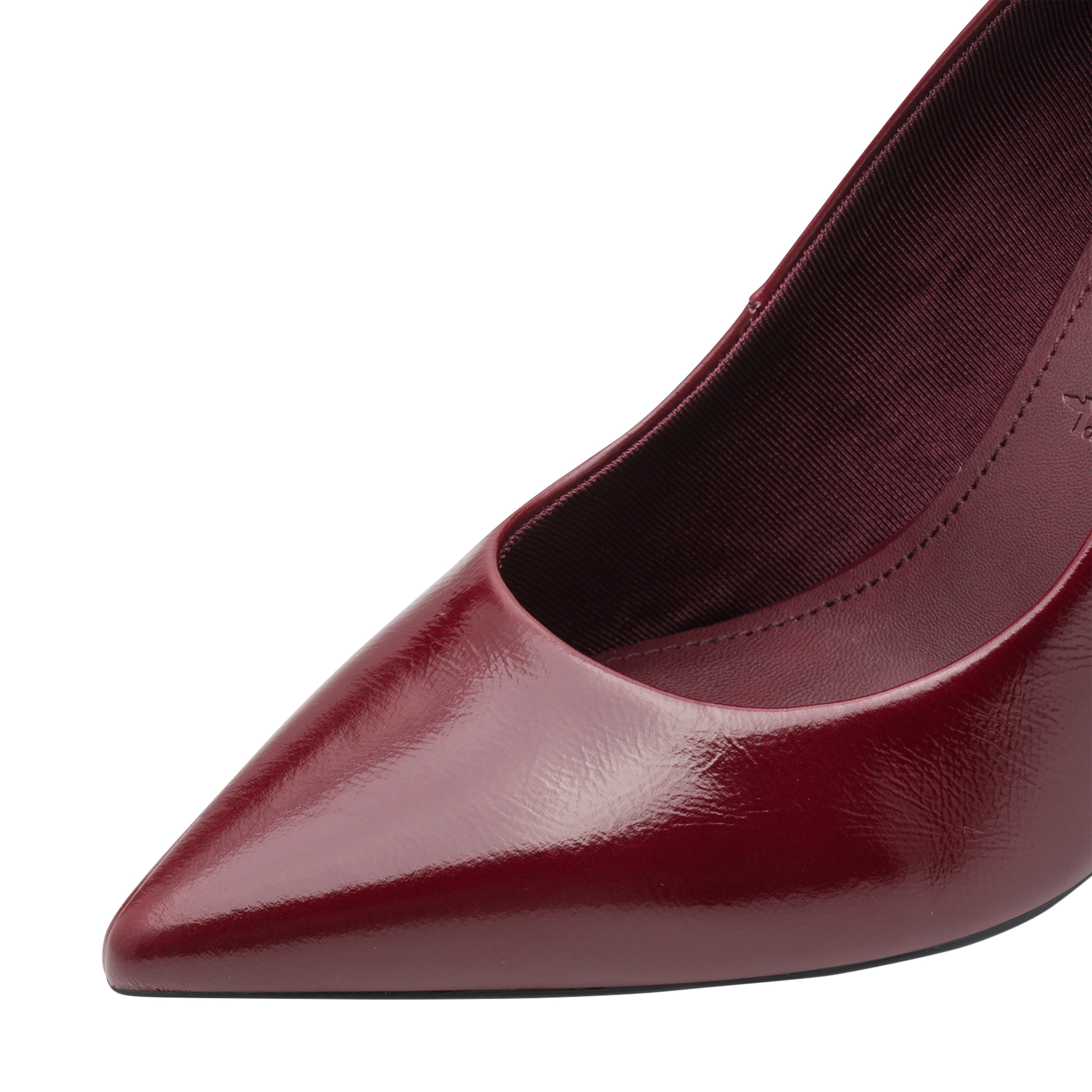 Leather heeled pumps TAMARIS Red