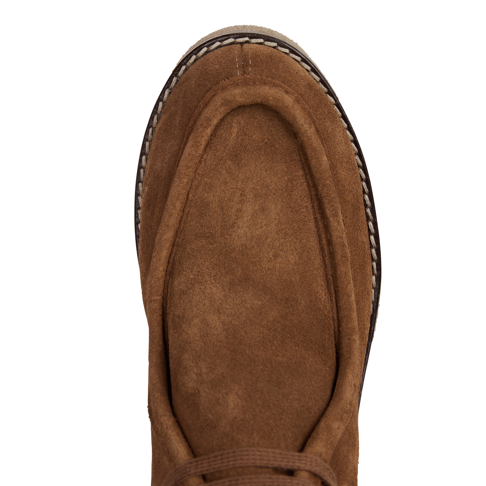 Leder-Schnürschuhe mit Absatz MELLOW YELLOW Braun