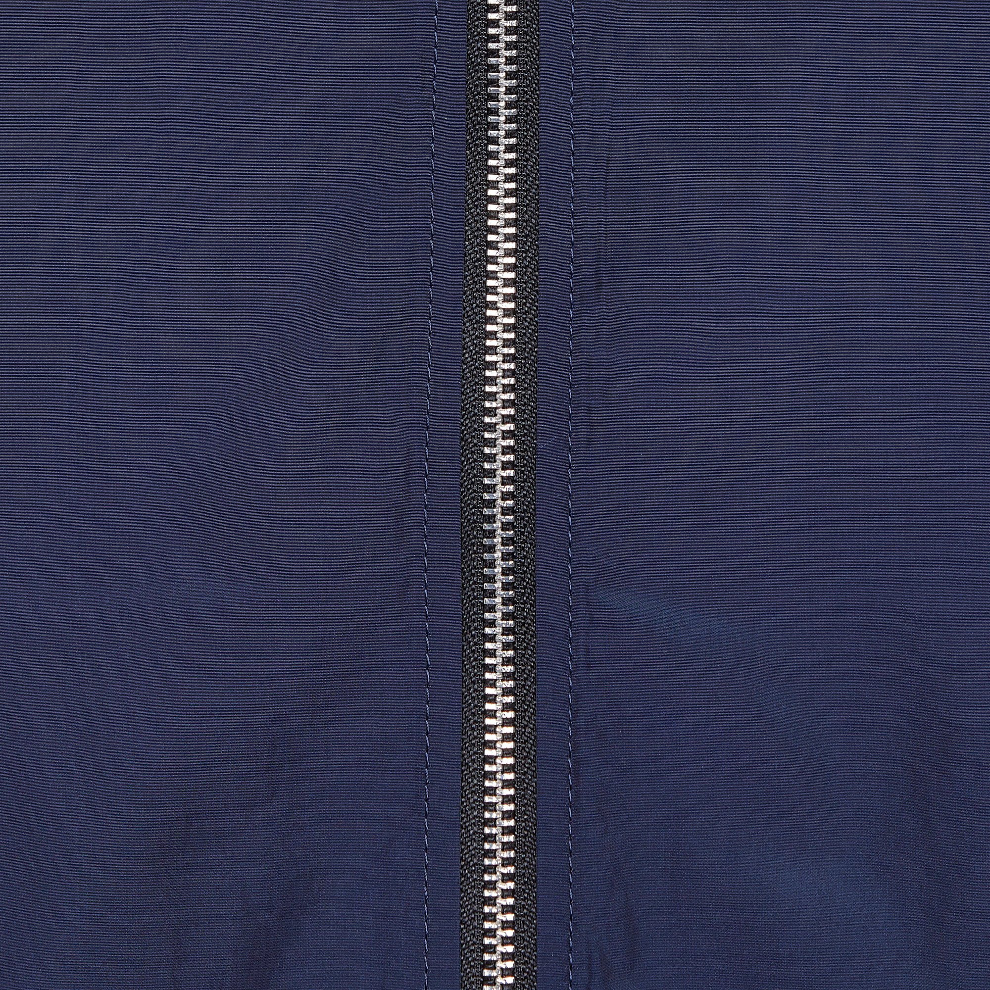 Veste zippée droite unie BOMBERS ORIGINAL Bleu