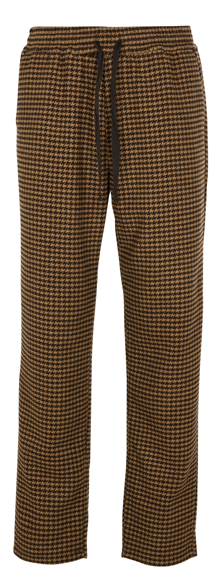Houndstooth print wool-blend pants LES DEUX Brown