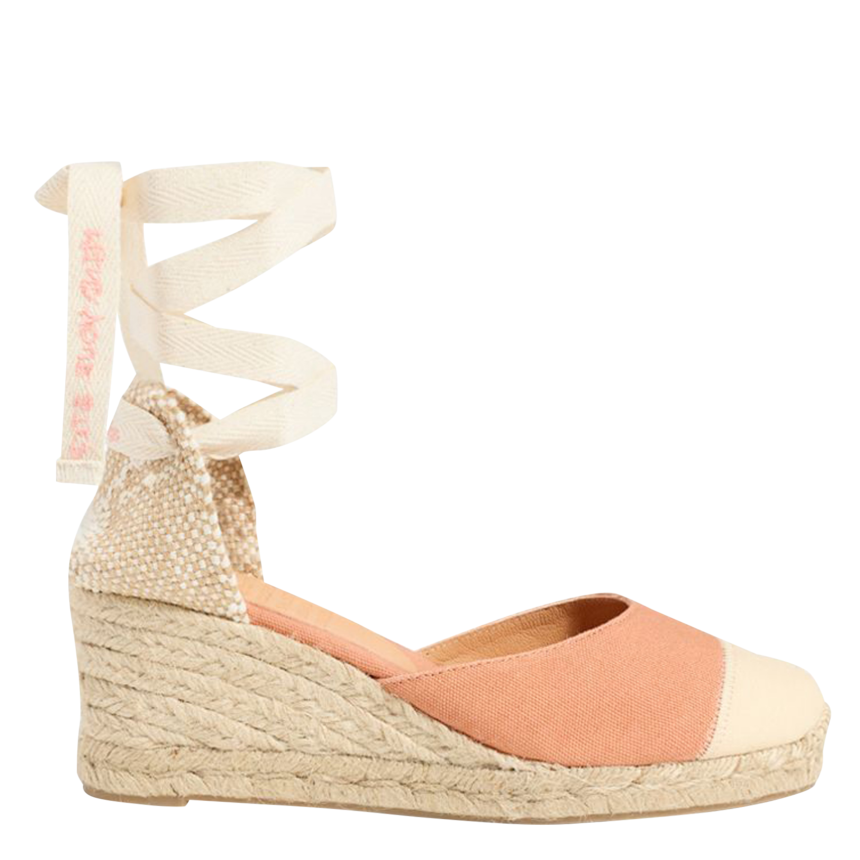 Organic cotton wedge espadrilles CASTANER Pink