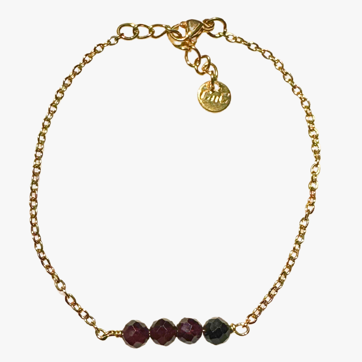 Garnet bracelet GINANDGER Blue