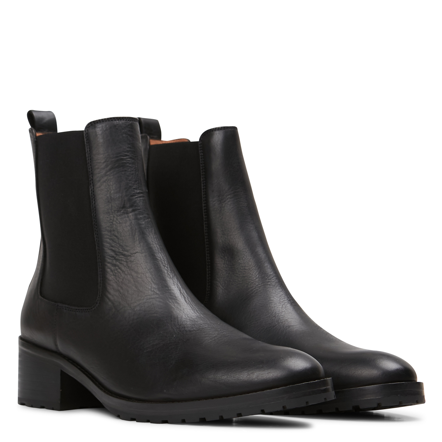 Lederstiefeletten ANTHOLOGY PARIS Schwarz