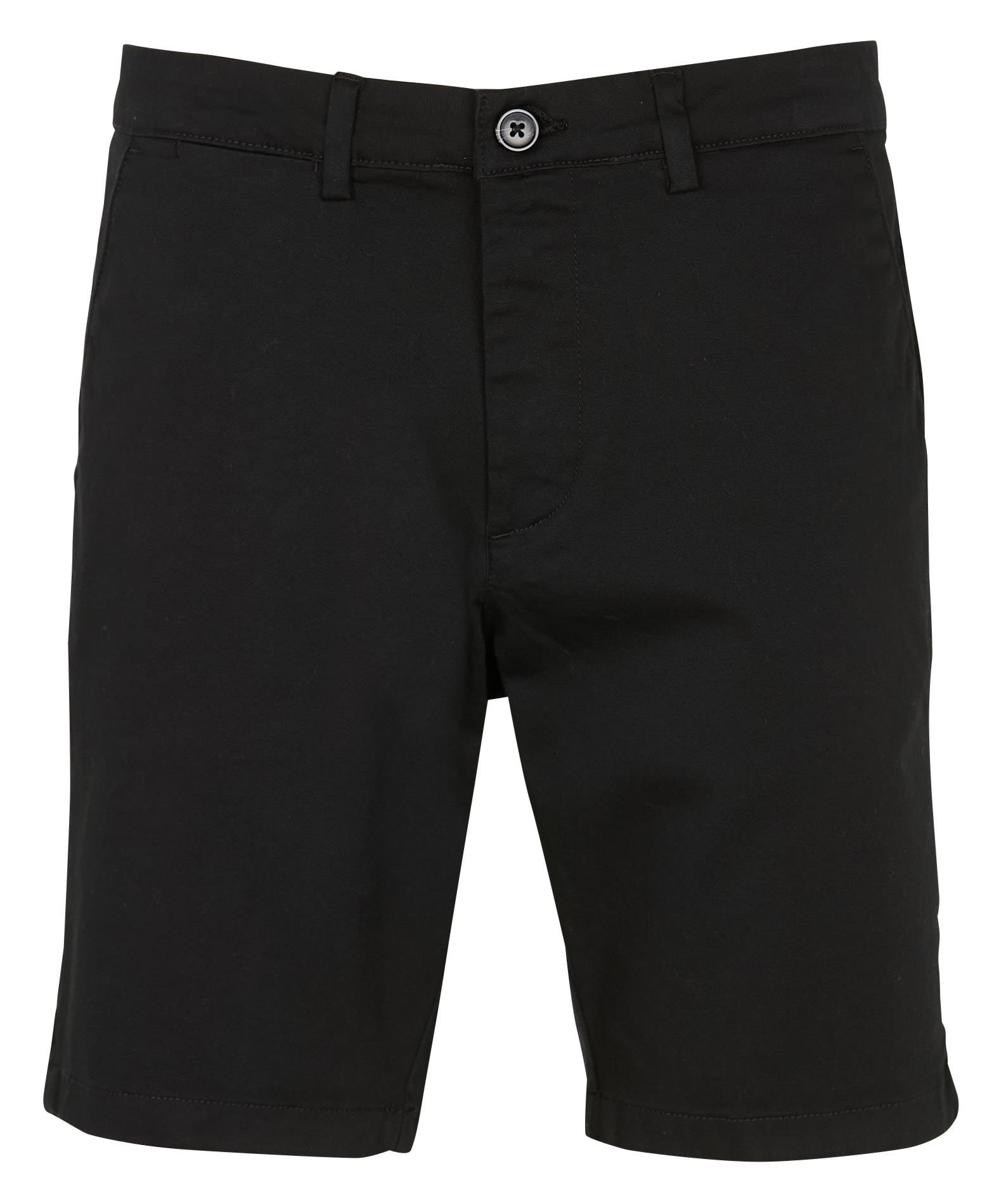 Short in blended organic cotton SELECTED Black
