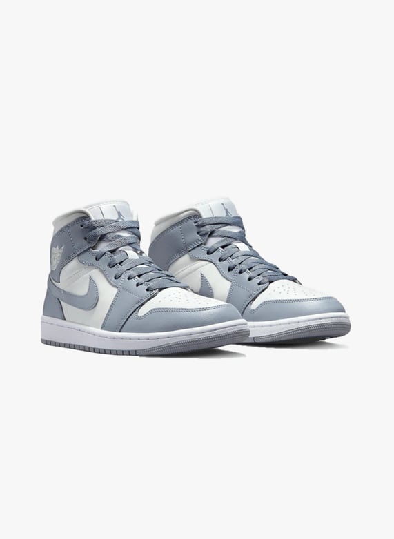 Air jordan 1 mid grey sail Gris