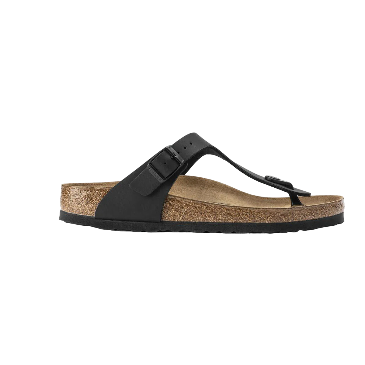 Faux leather sandals BIRKENSTOCK Black