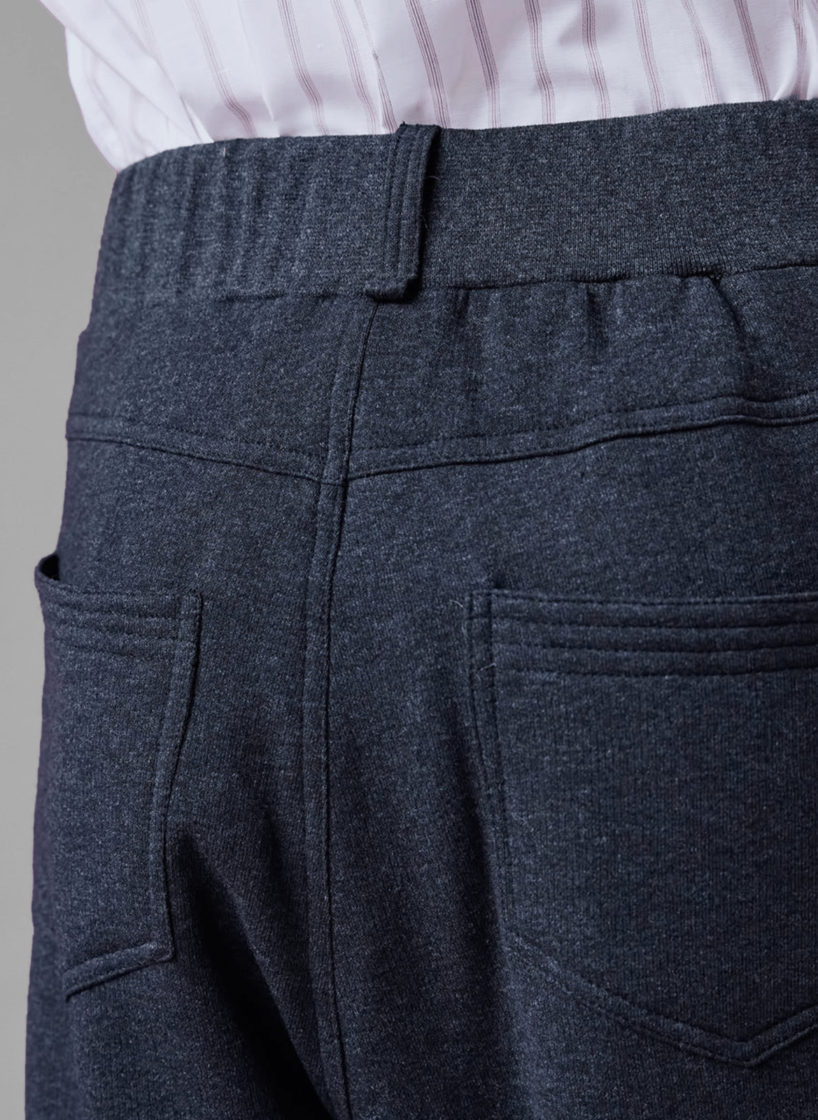 Jogging en coton recyclé mélangé THE LABEL EDITION Gris