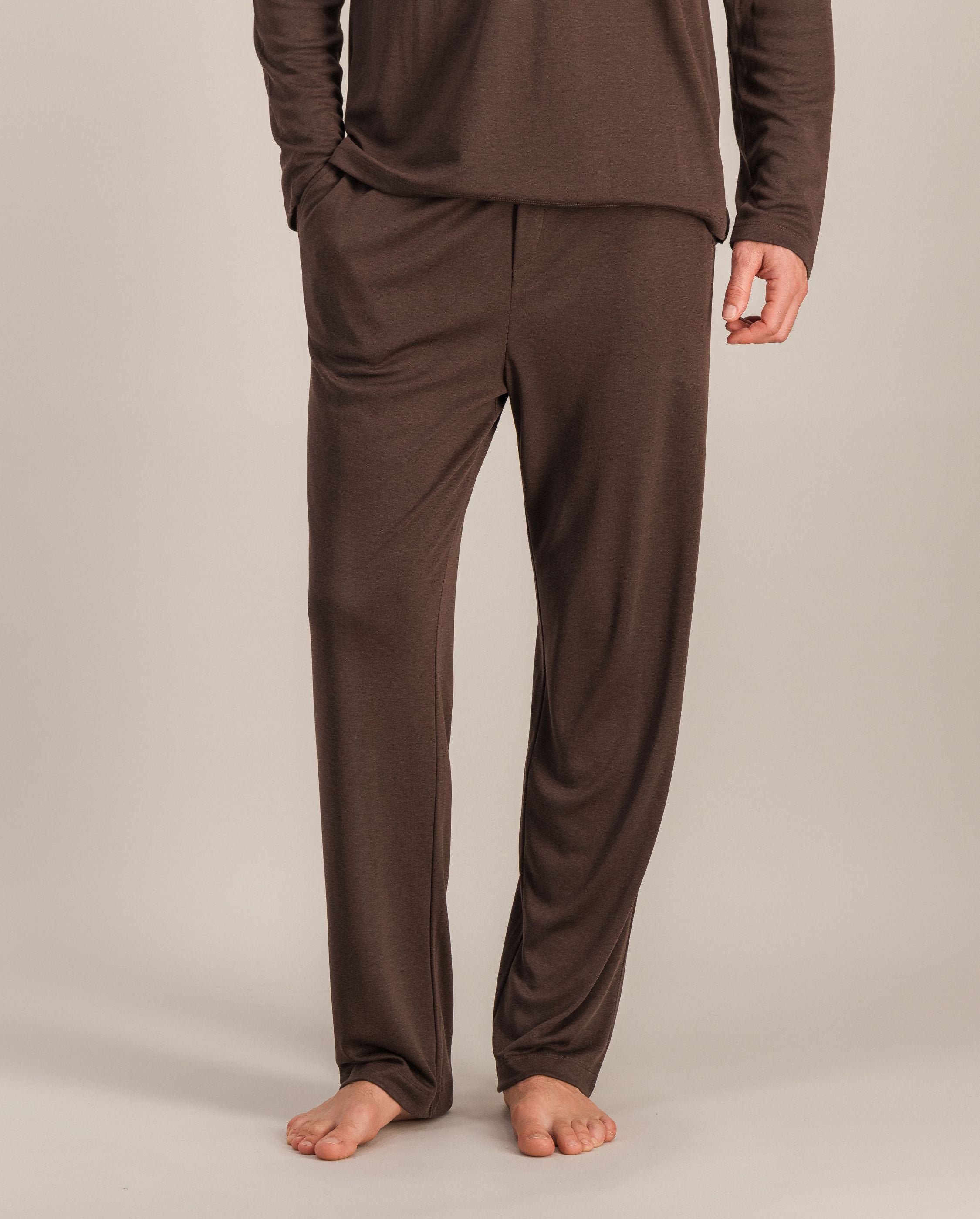 Men's pajama bottoms, chocolate ANGARDE Brown