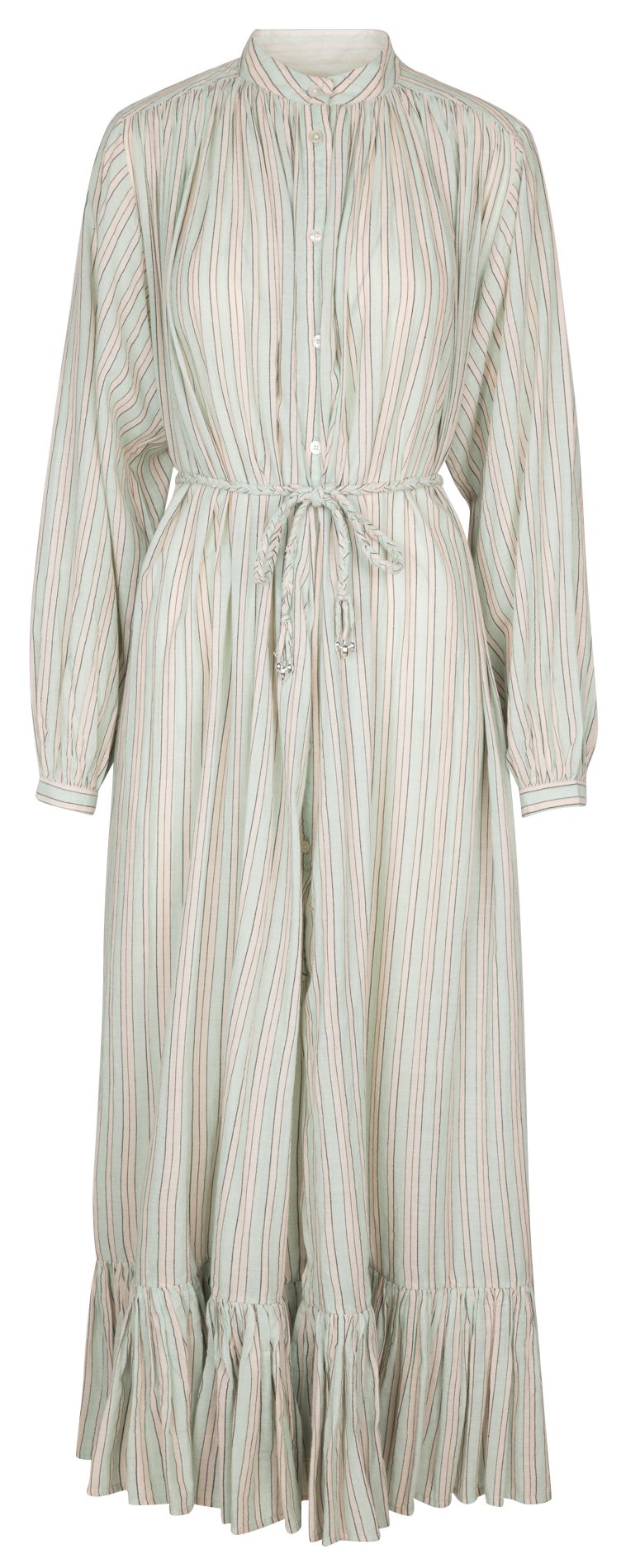 Gestreiftes Maxikleid aus Baumwolle LAURENCE BRAS Blau