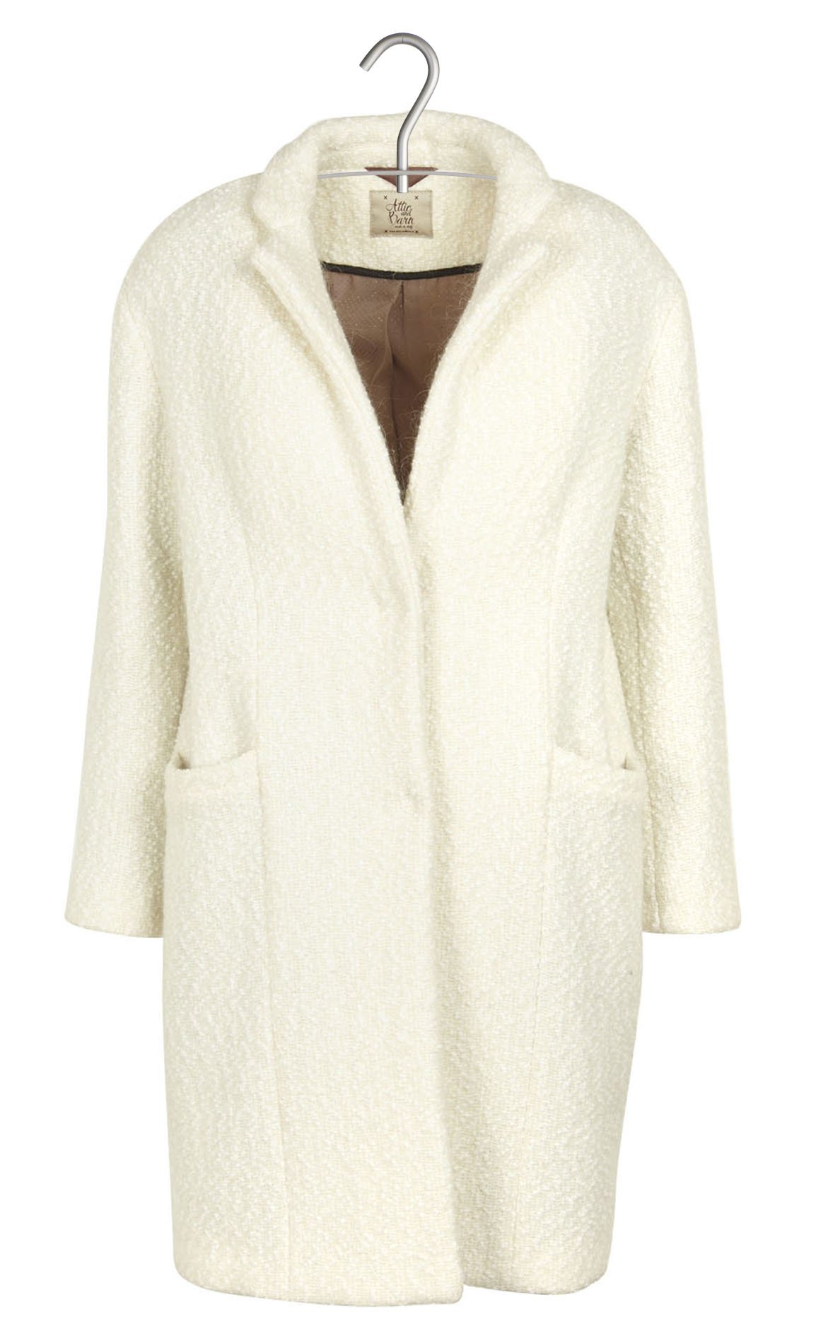 Wool coat ATTIC AND BARN White