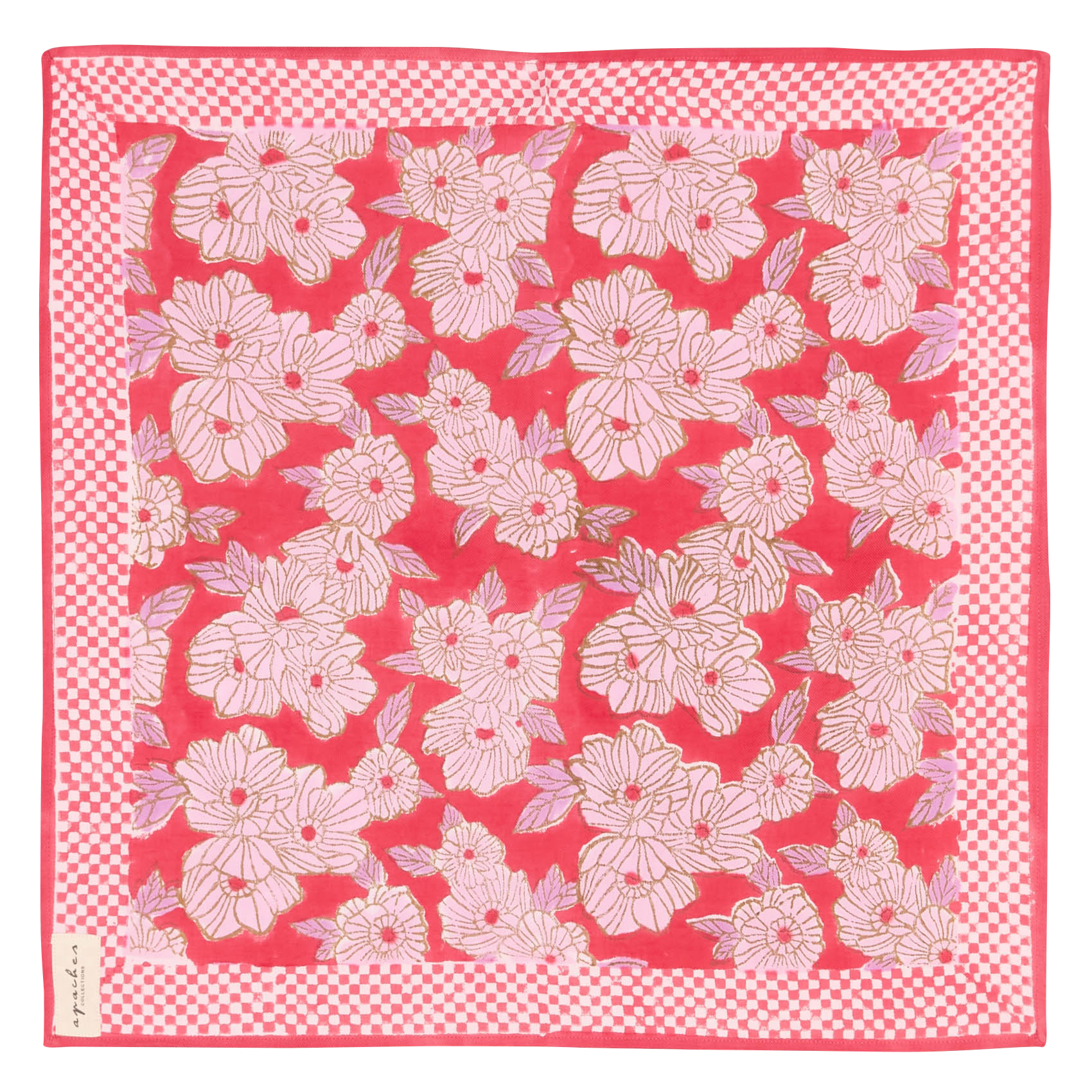 Foulard en coton APACHES COLLECTIONS Violet