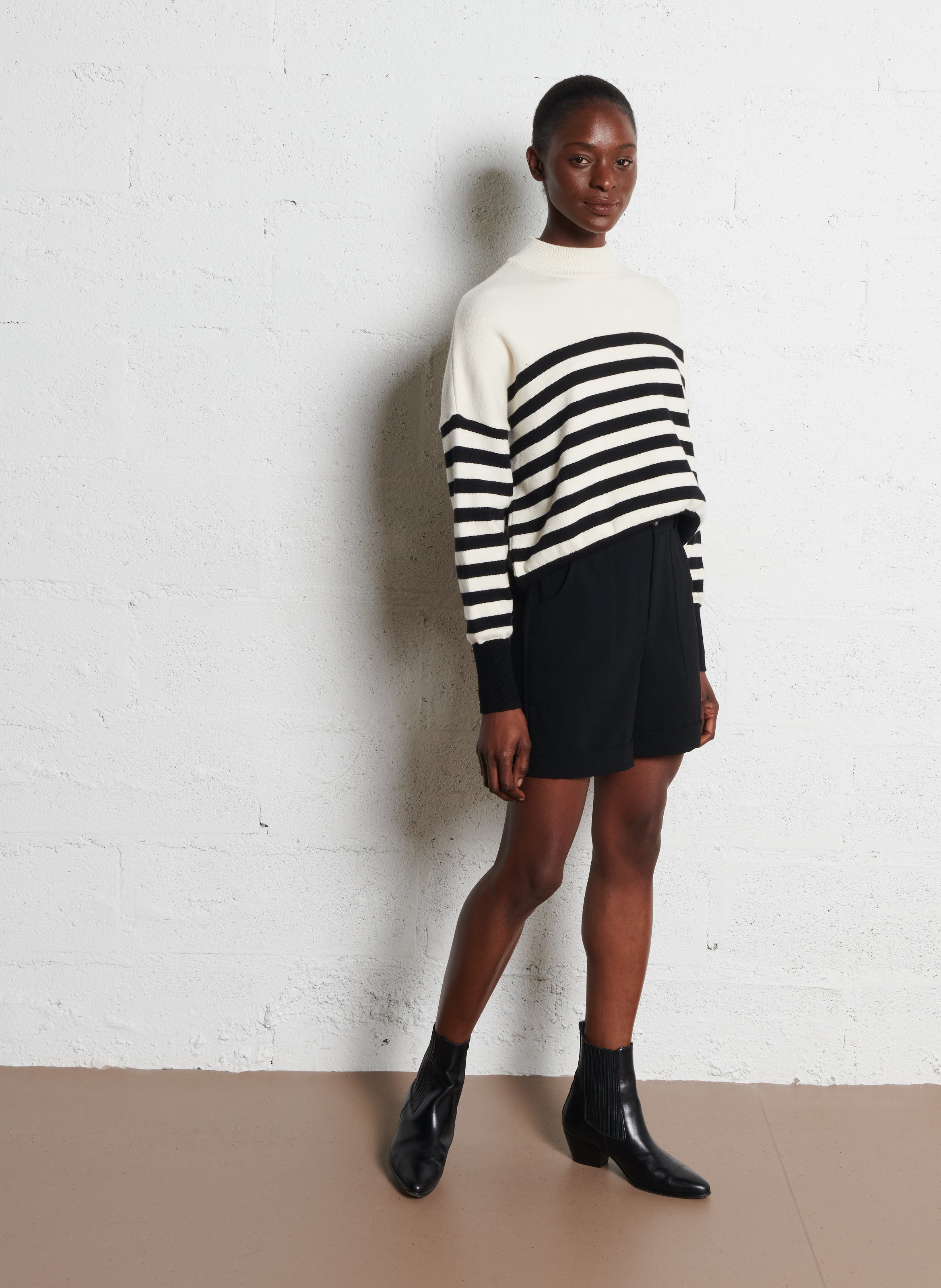 Cotton shorts I CODE Black