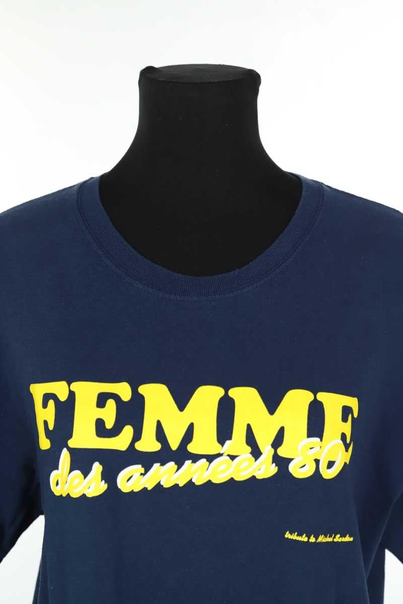 Cotton T-shirt MODETROTTER - Seconde Main Blue