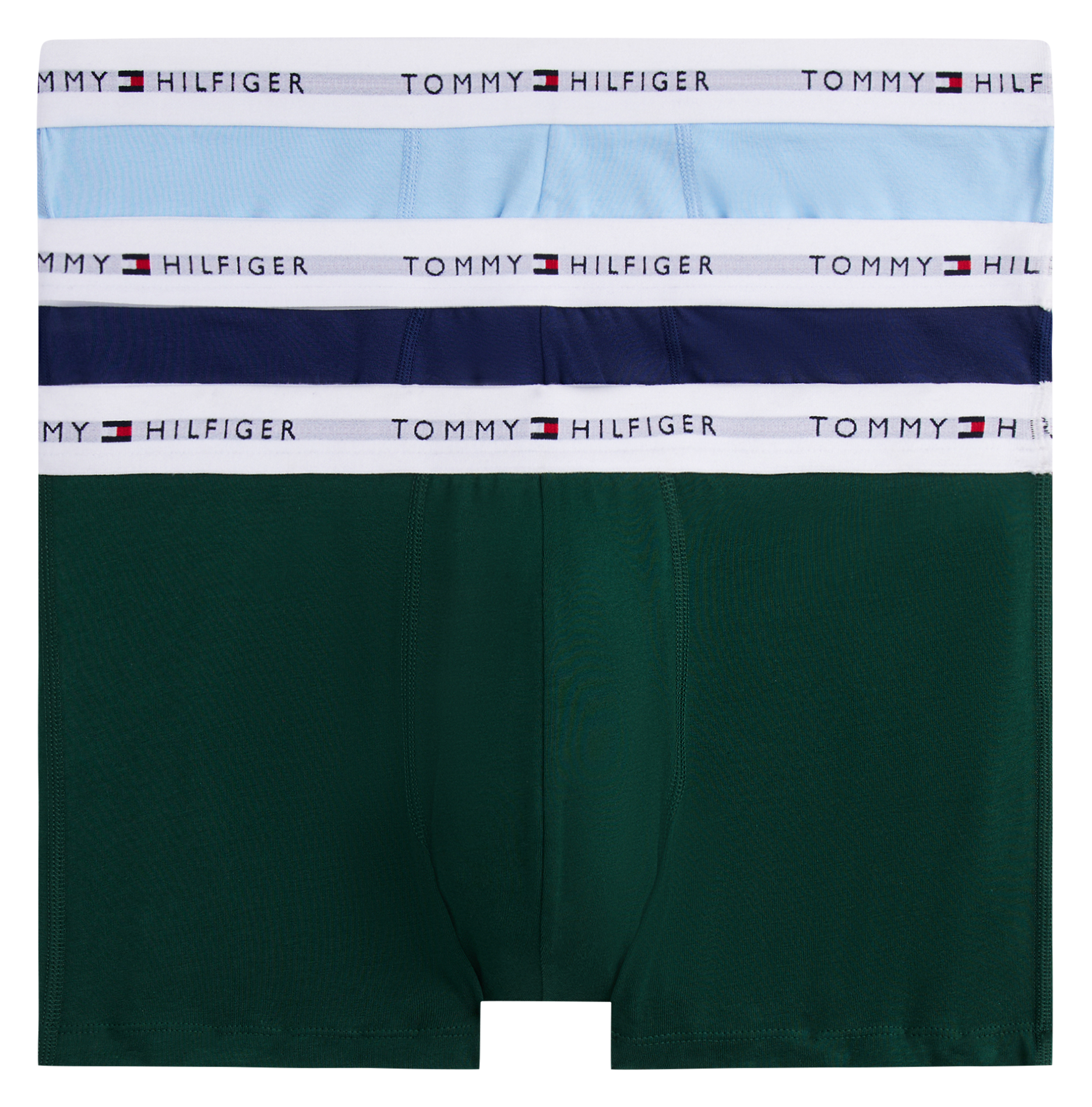 Lot de trois boxers en coton TOMMY HILFIGER