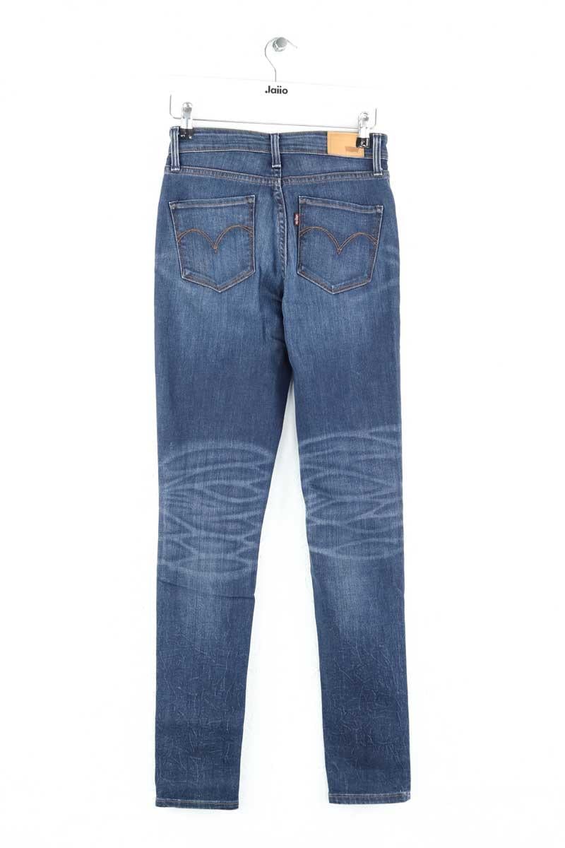 Cotton straight jeans LEVI'S - Seconde main Blue