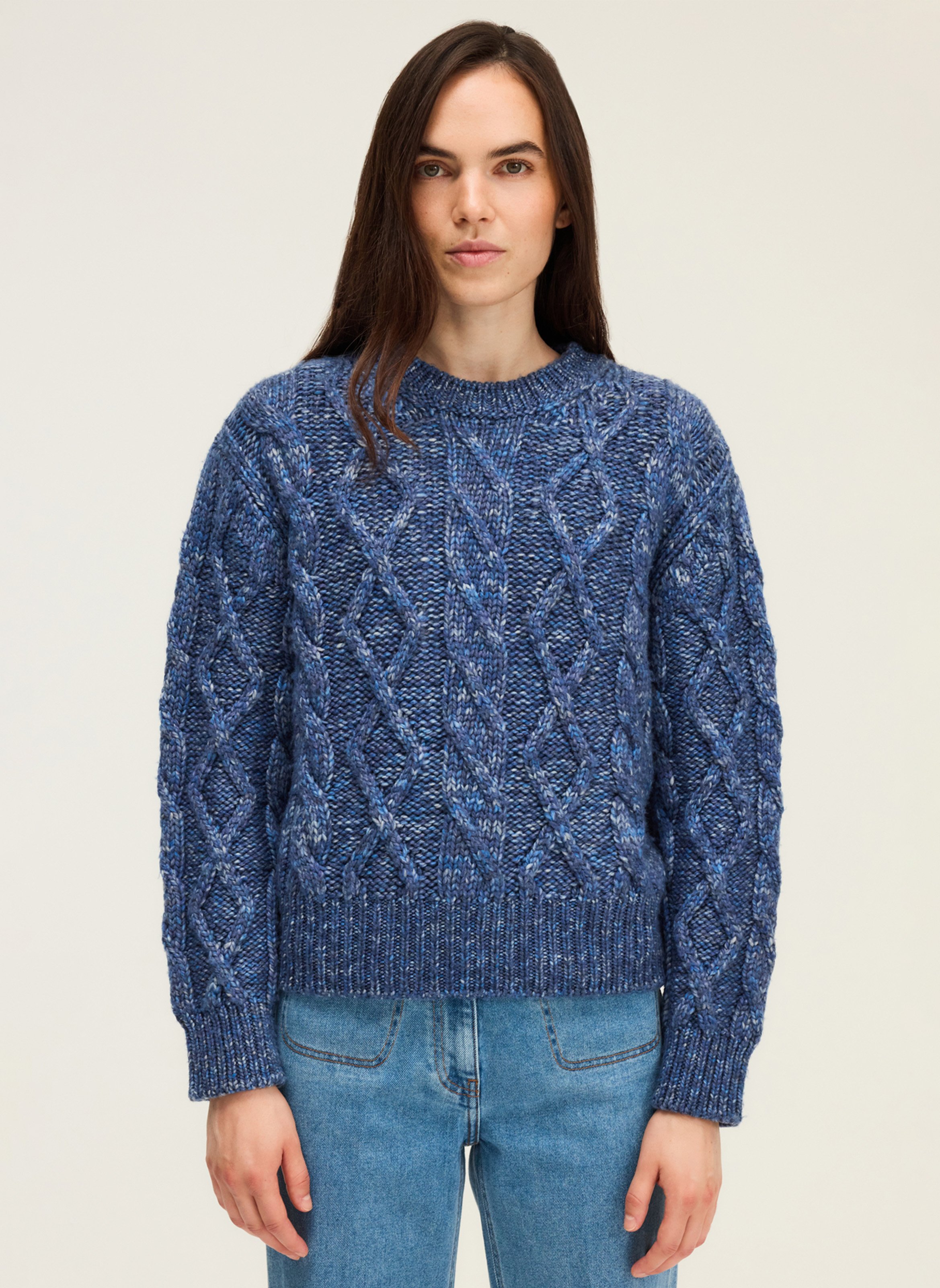 High-neck sweater PABLO Blue