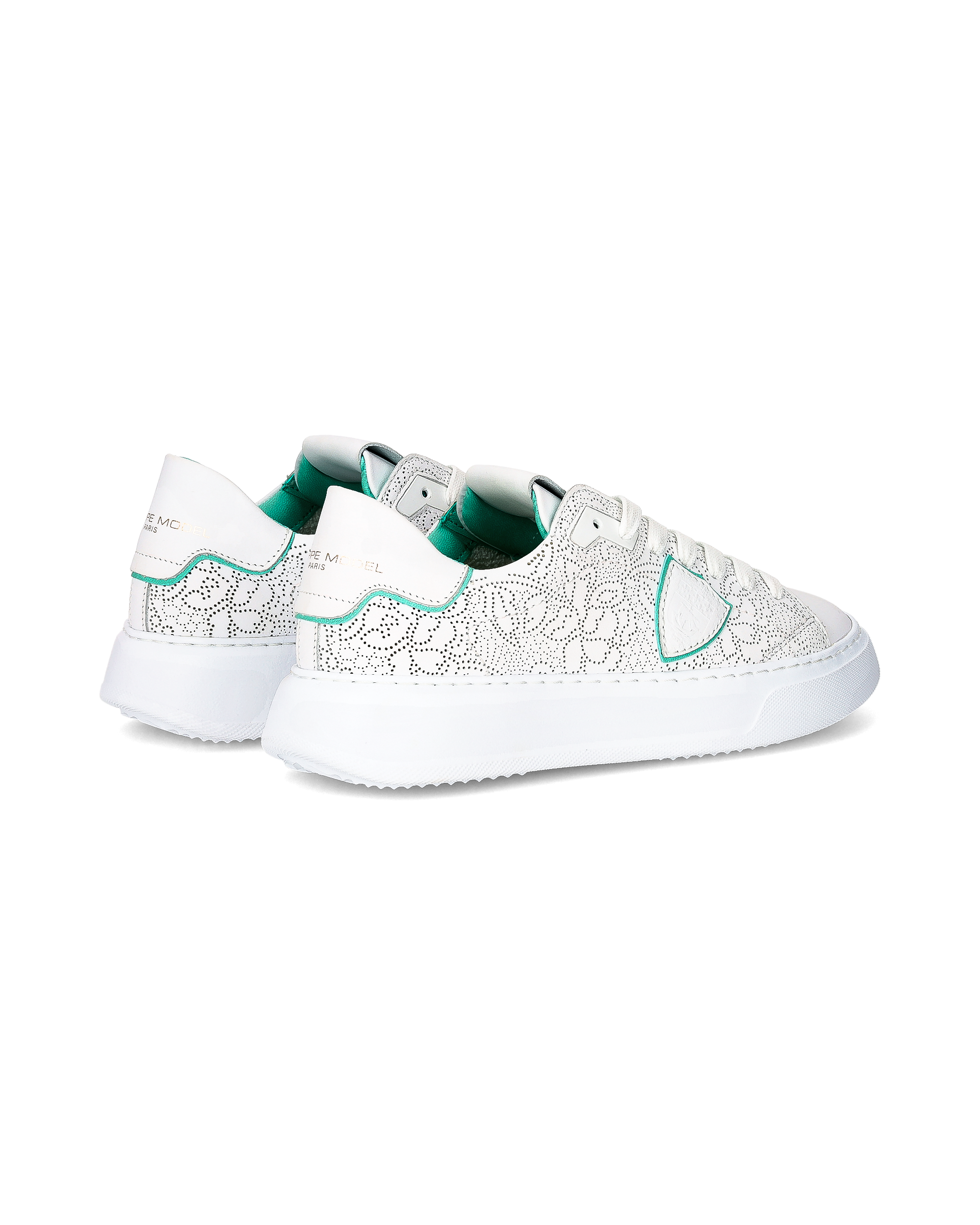 Tennis Temple Sneakers. PHILIPPE MODEL Blue