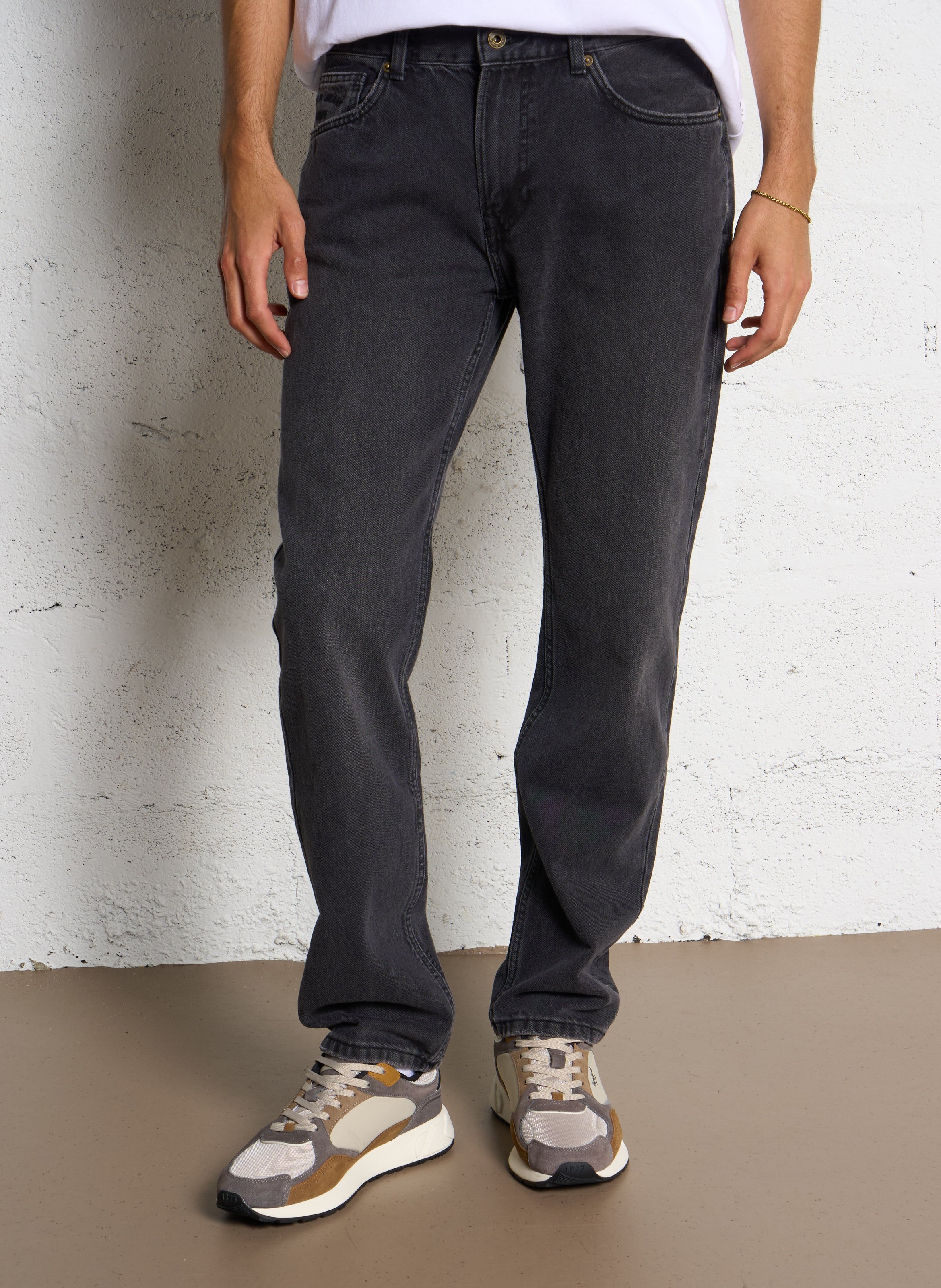 Cotton straight jeans PEPE JEANS Blue