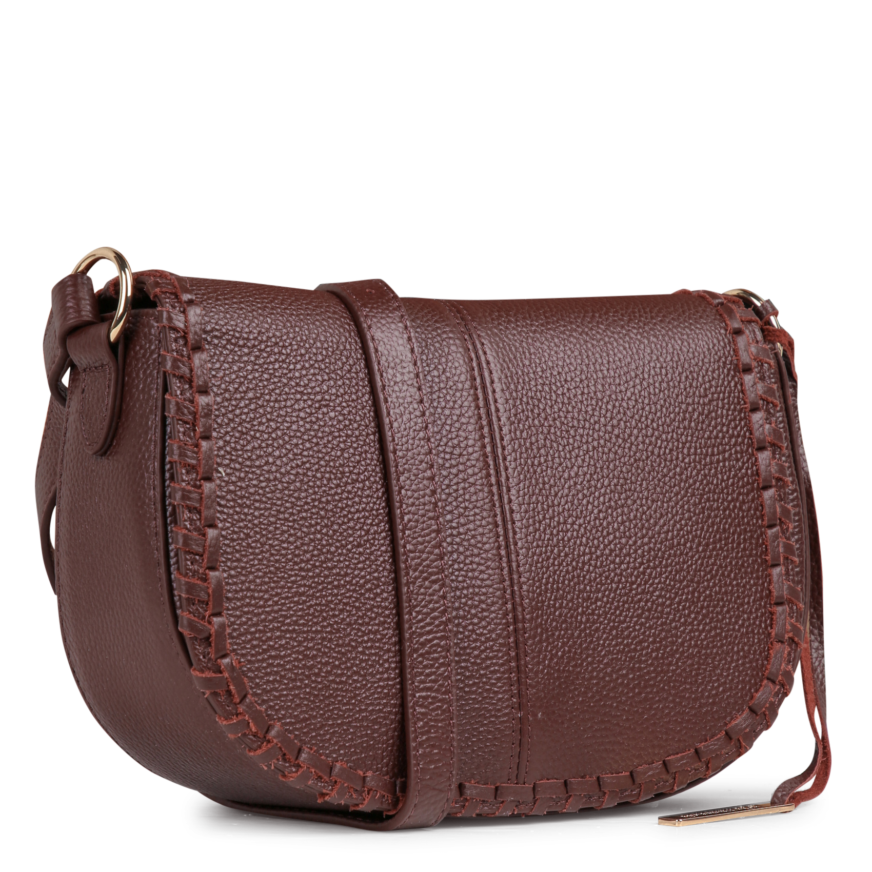 Dori leather shoulder bag LA FEE MARABOUTEE Red